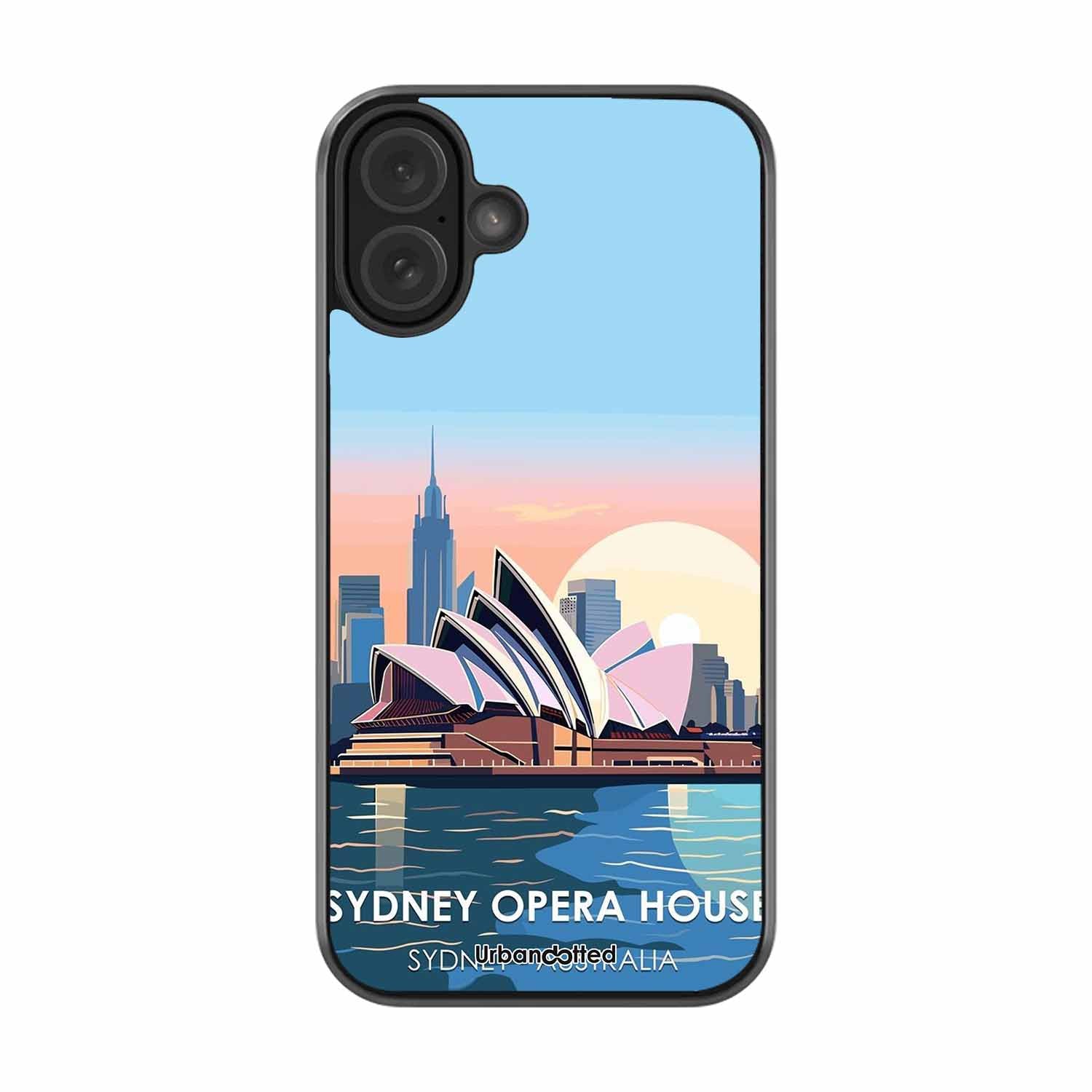 Sydney Opera House Sunrise Glass Case For iPhone 16