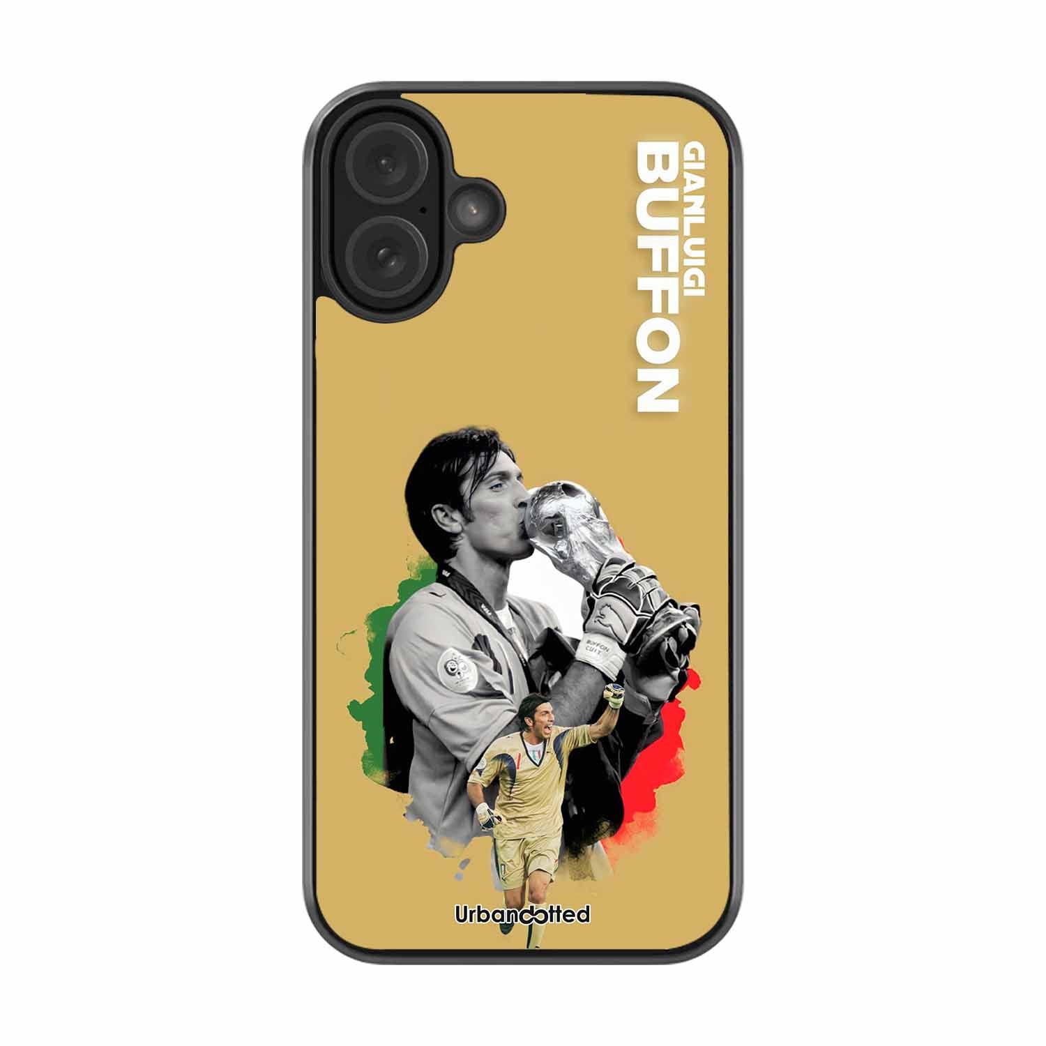 Gianluigi Buffon Legend Glass Case For iPhone 16 Plus