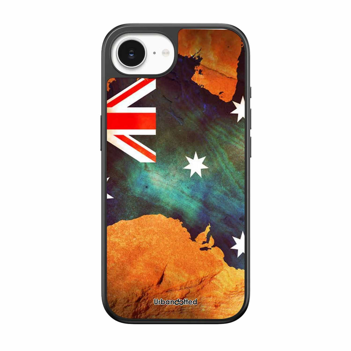 Australian Flag Map Glass Case For iPhone 17e