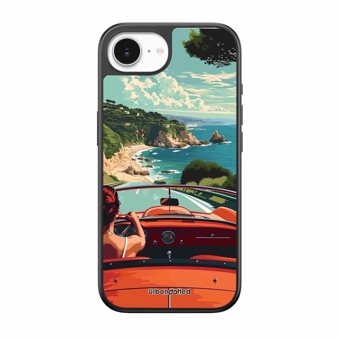 Ocean Breeze Road Trip Glass Case For iPhone 17e