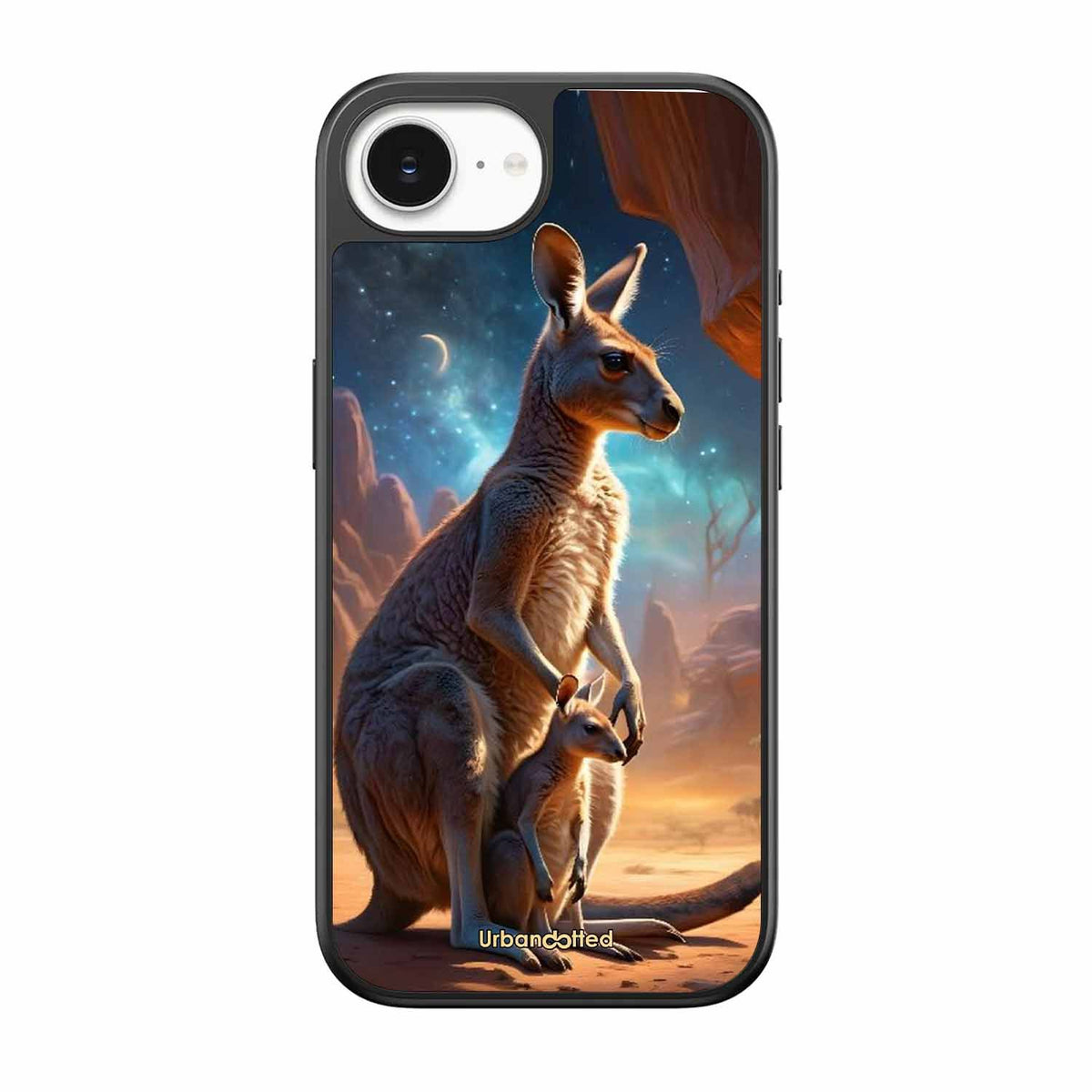 Kangaroo Mother Love Glass Case For iPhone 17e