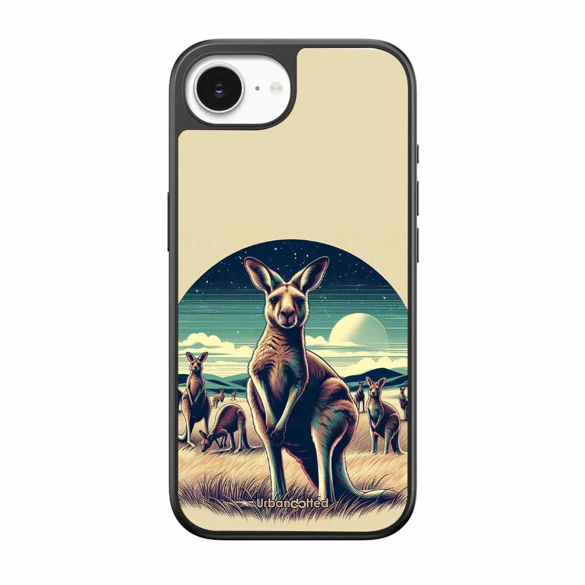 Kangaroo Mob Moonlight Glass Case For iPhone 17e