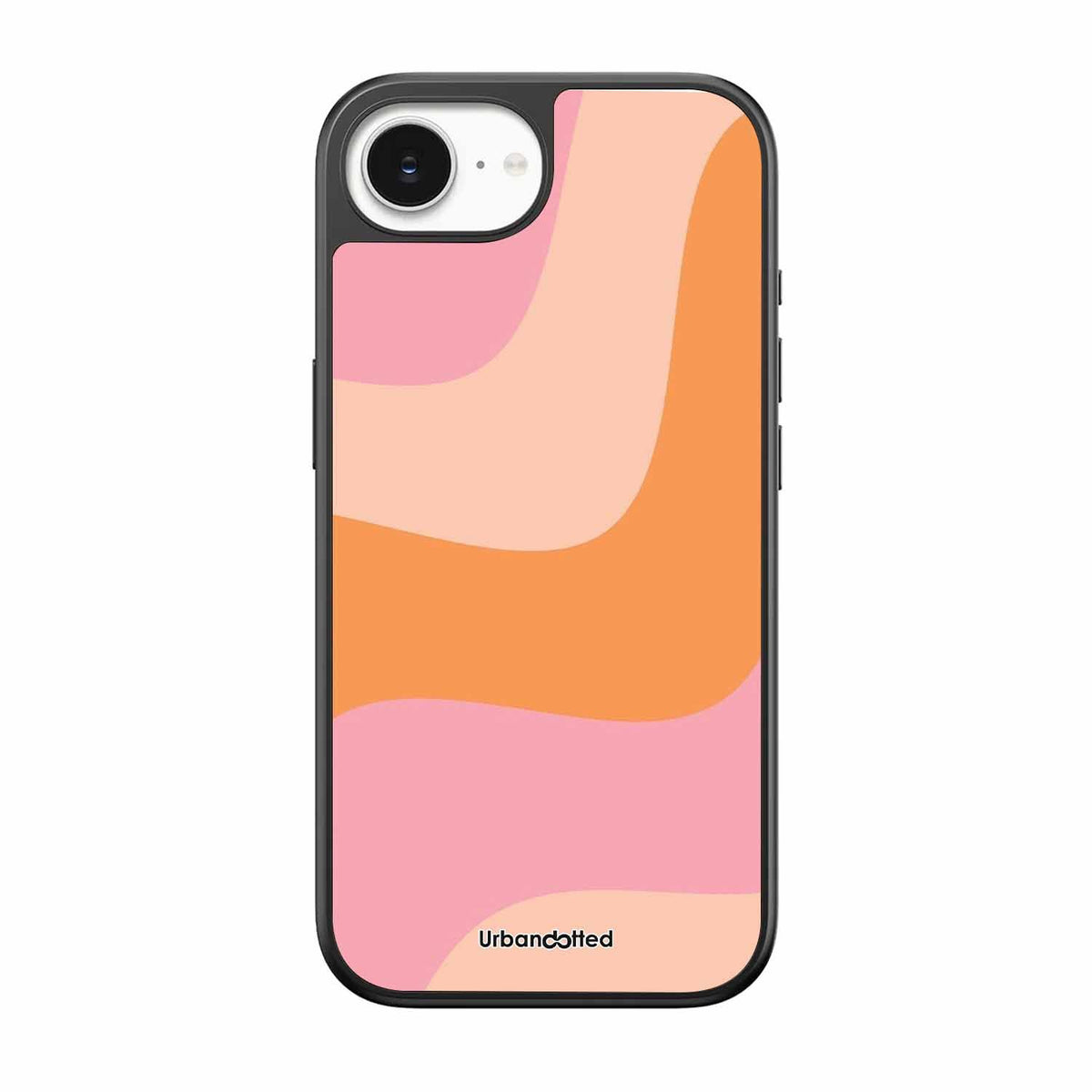 Soft Swirling Stripes Glass Case For iPhone 17e