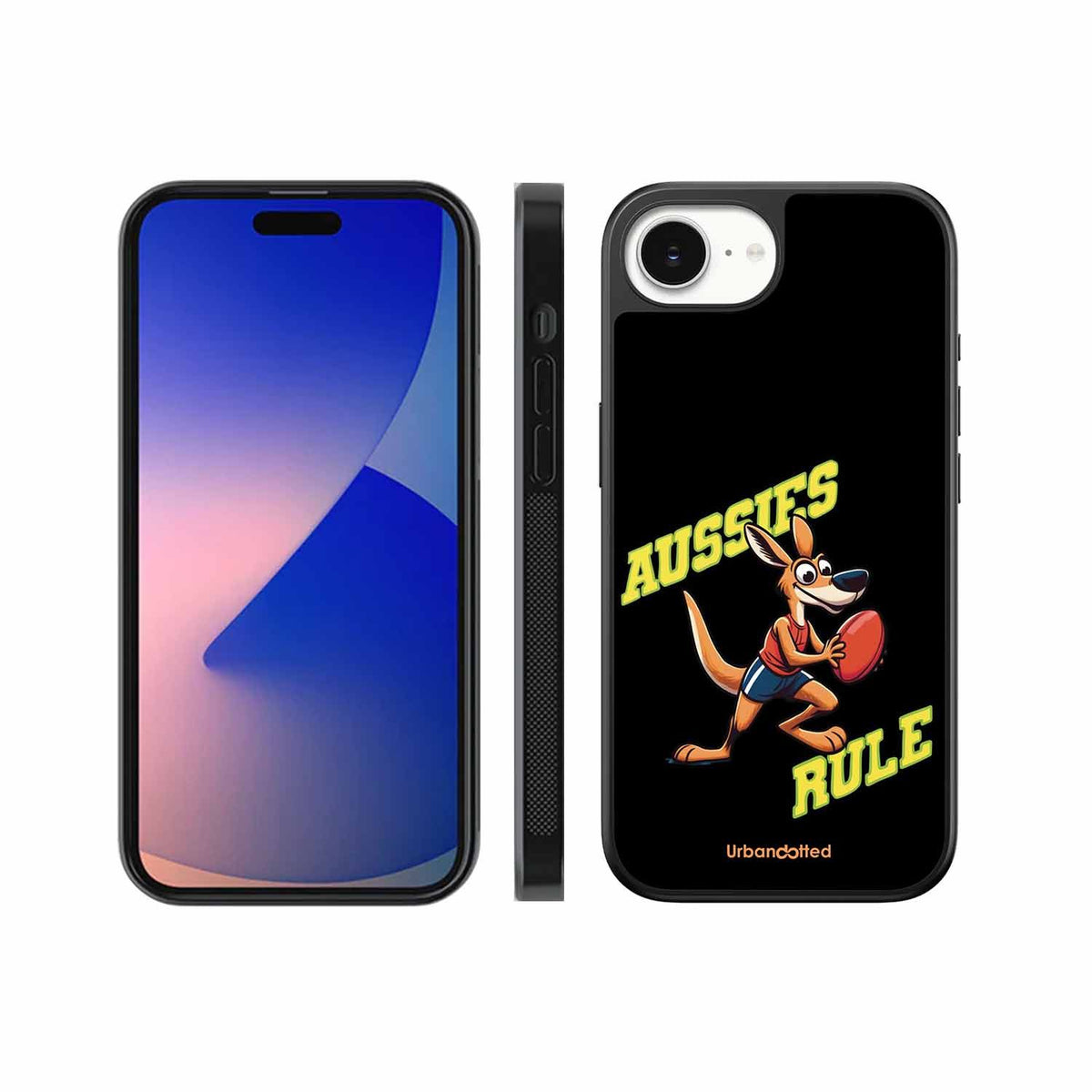 Aussies Rule Football Glass Case For iPhone 17e