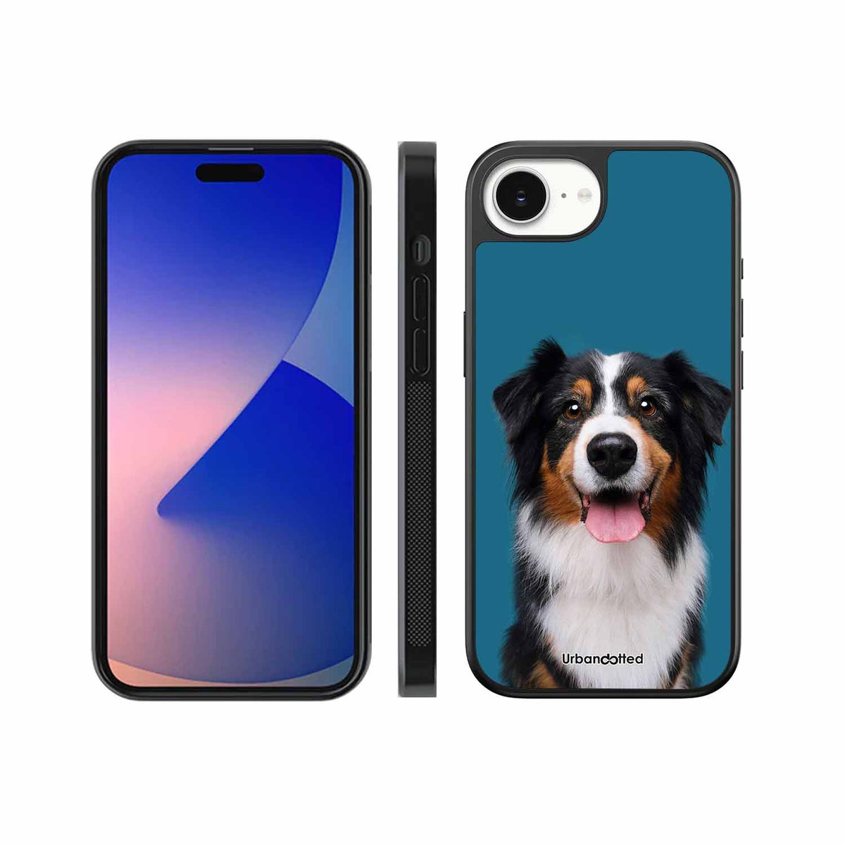 Aussie Shepherd Smile Glass Case For iPhone 17e