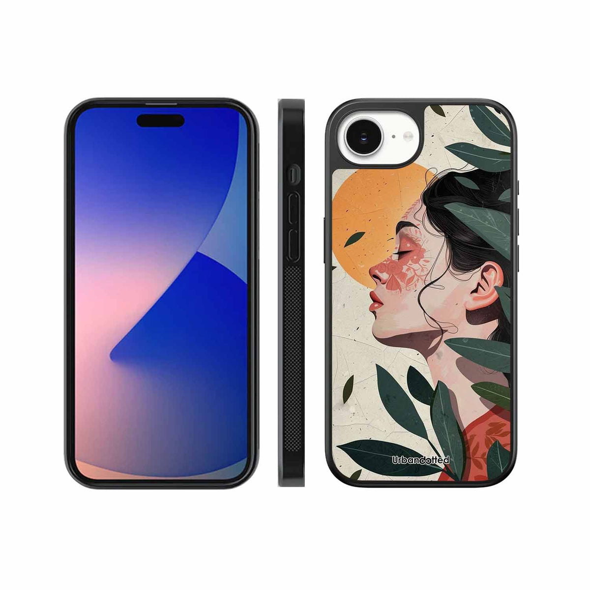 Nature's Embrace Glass Case For iPhone 17e