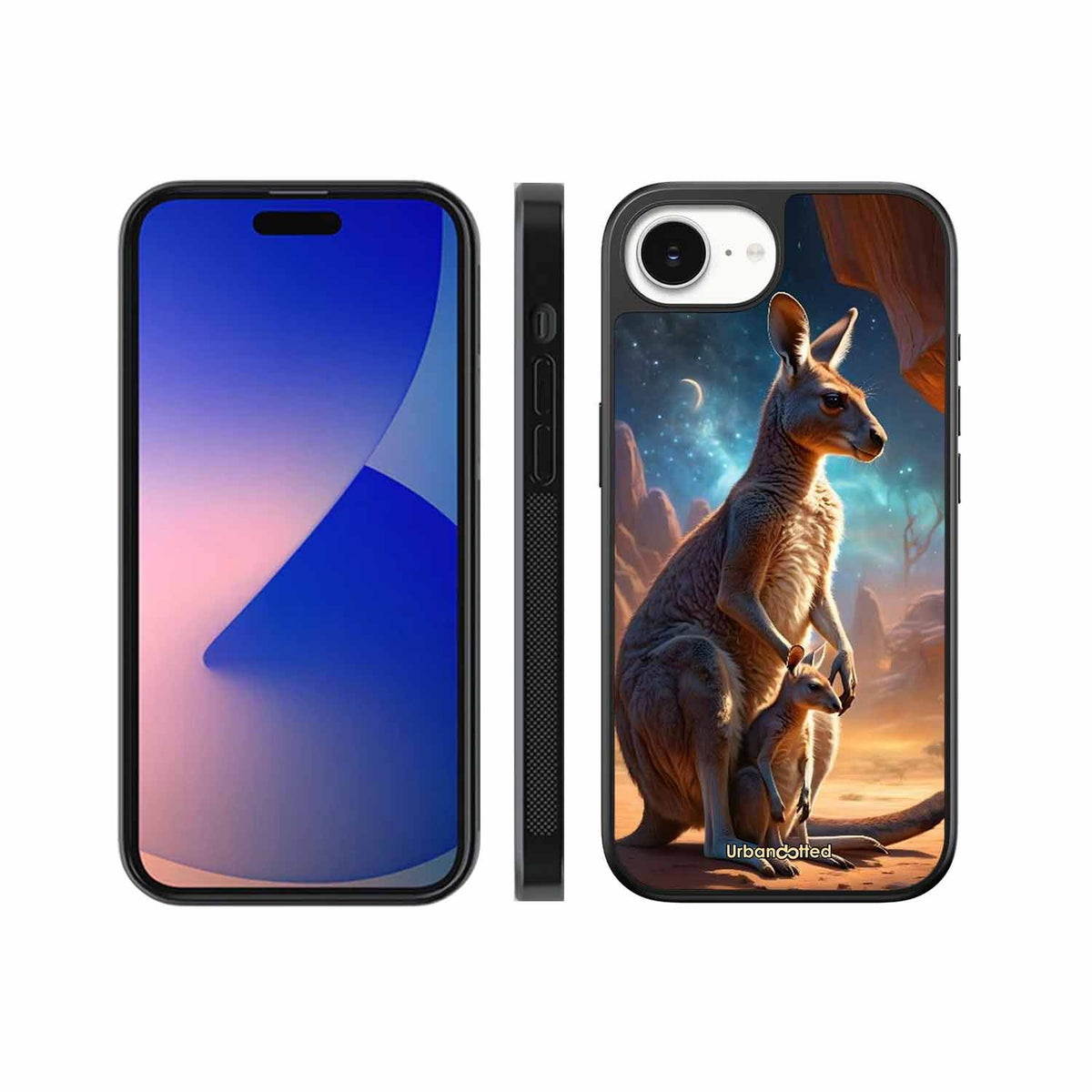 Kangaroo Mother Love Glass Case For iPhone 17e