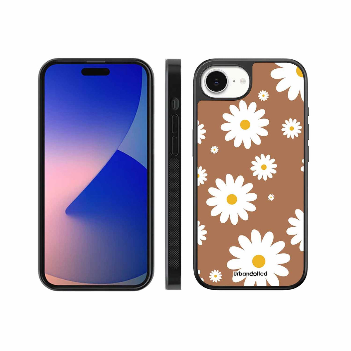Tan Daisy Field Glass Case For iPhone 17e