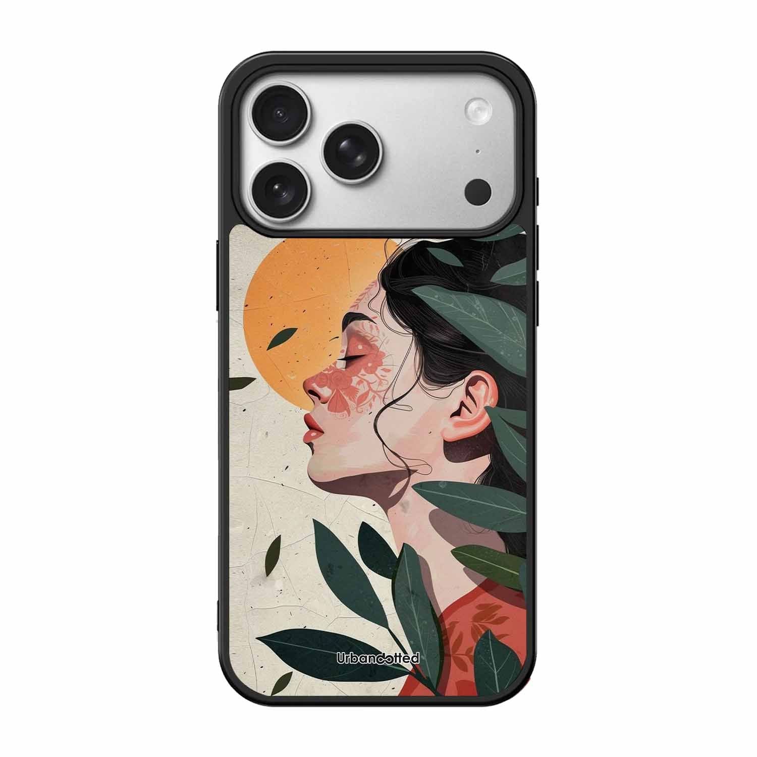 Nature's Embrace Glass Case For iPhone 17 Pro