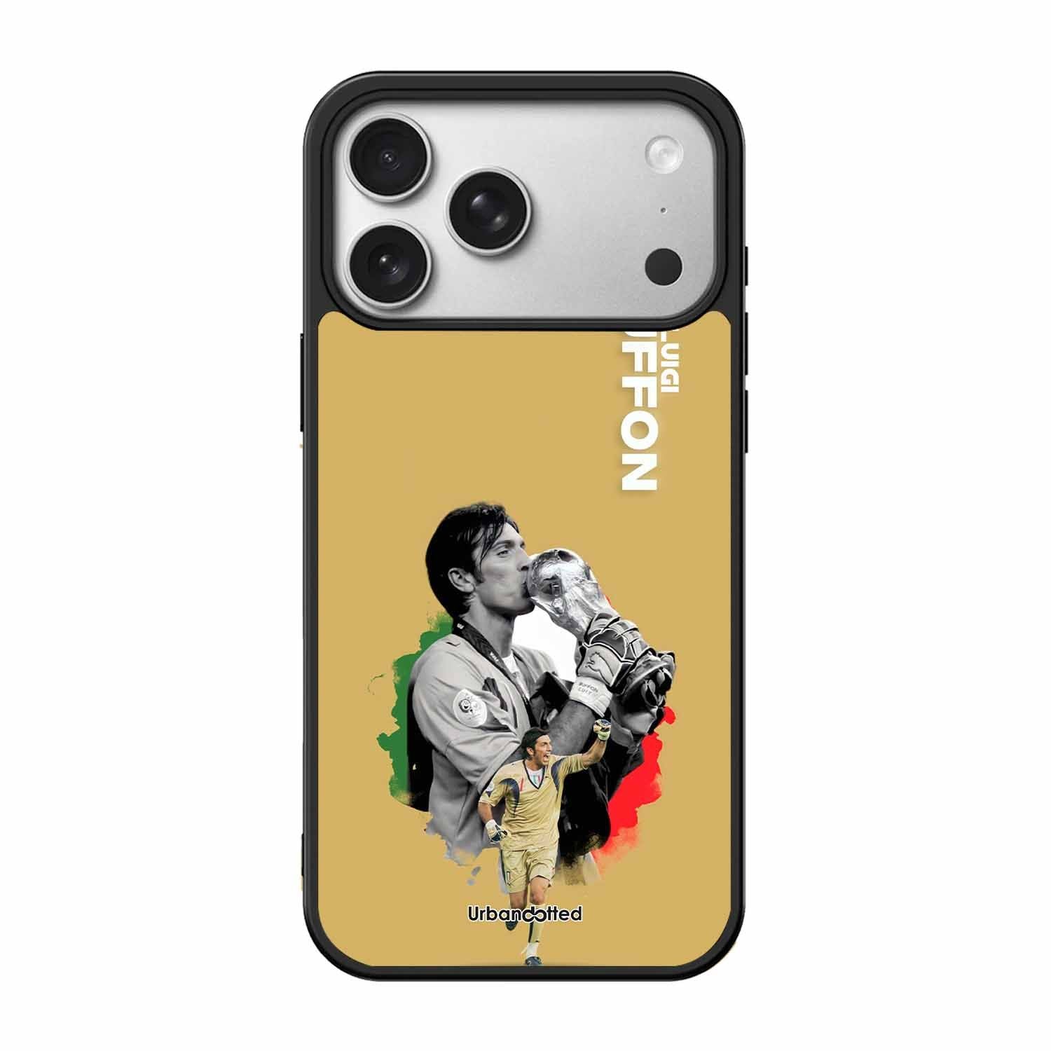 Gianluigi Buffon Legend Glass Case For iPhone 17 Pro