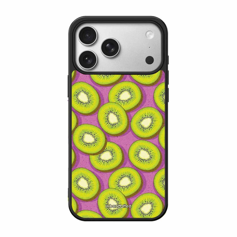 Refreshing Kiwi Glass Case For iPhone 17 Pro