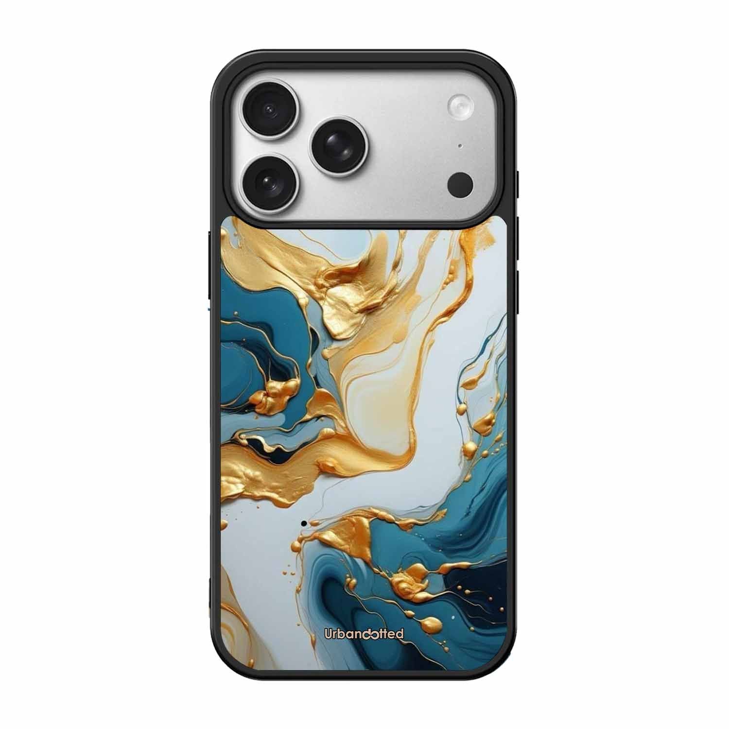 Luxurious Marble Effect Glass Case For iPhone 17 Pro