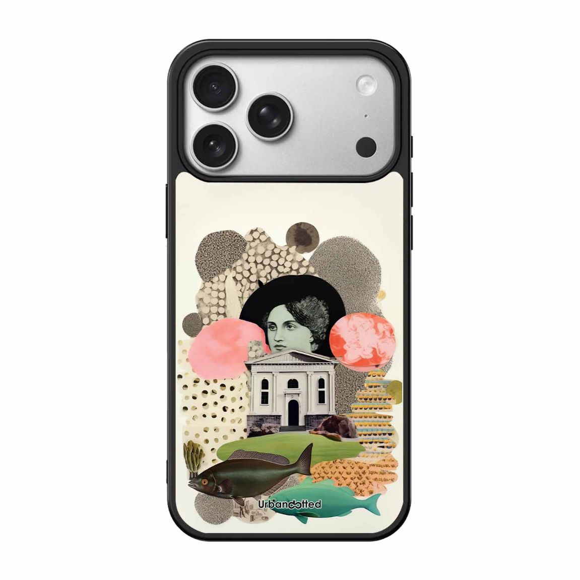 Whimsical Mixed Media Art Glass Case For iPhone 17 Pro