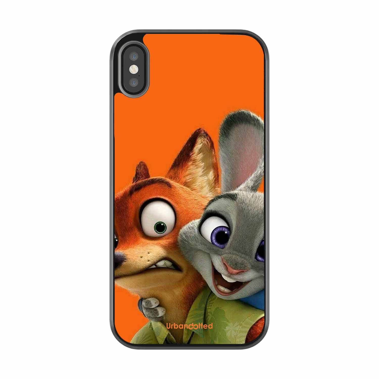 Zootopia Friends Glass Case For iPhone XS Max