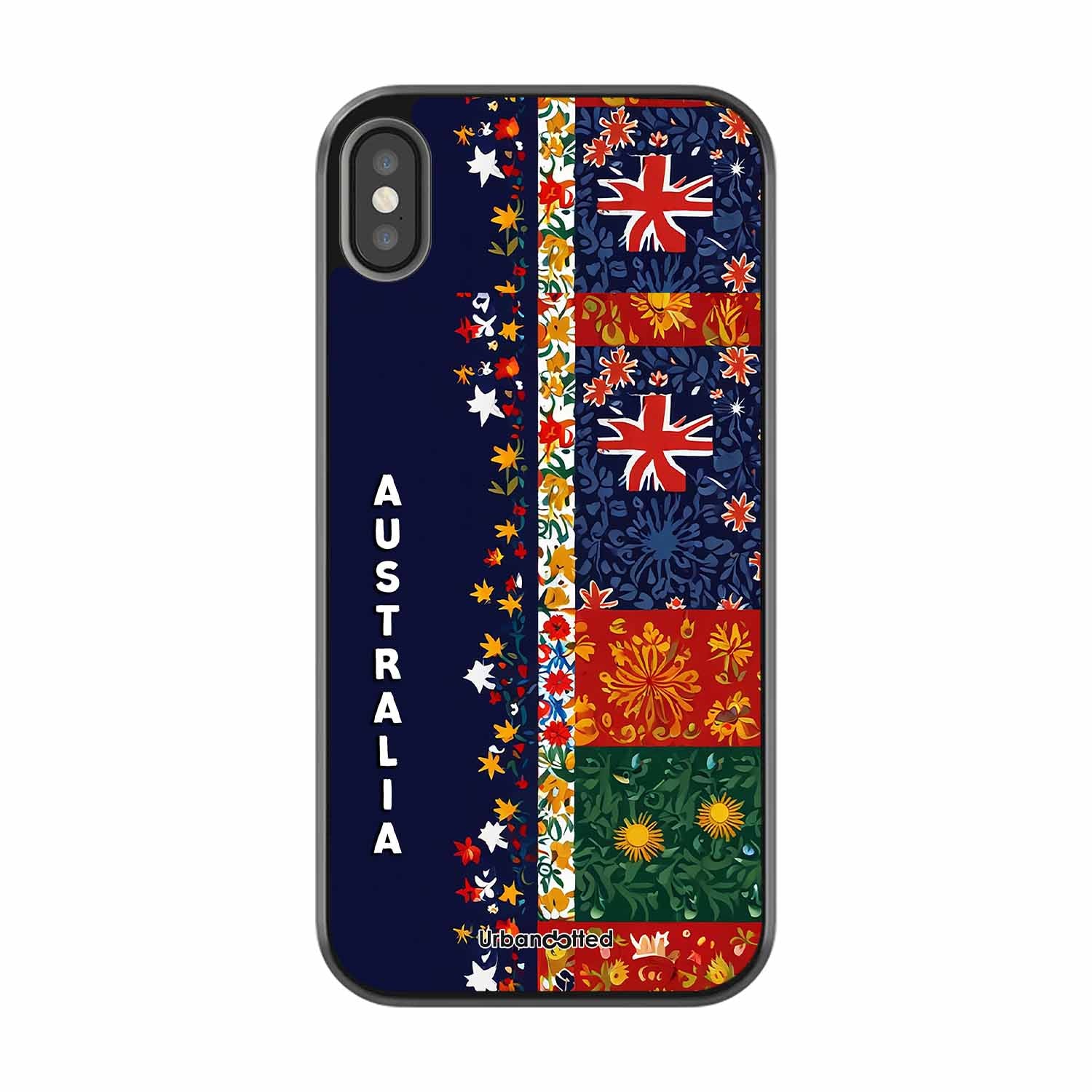 Australian National Pride Glass Case For iPhone XS Max