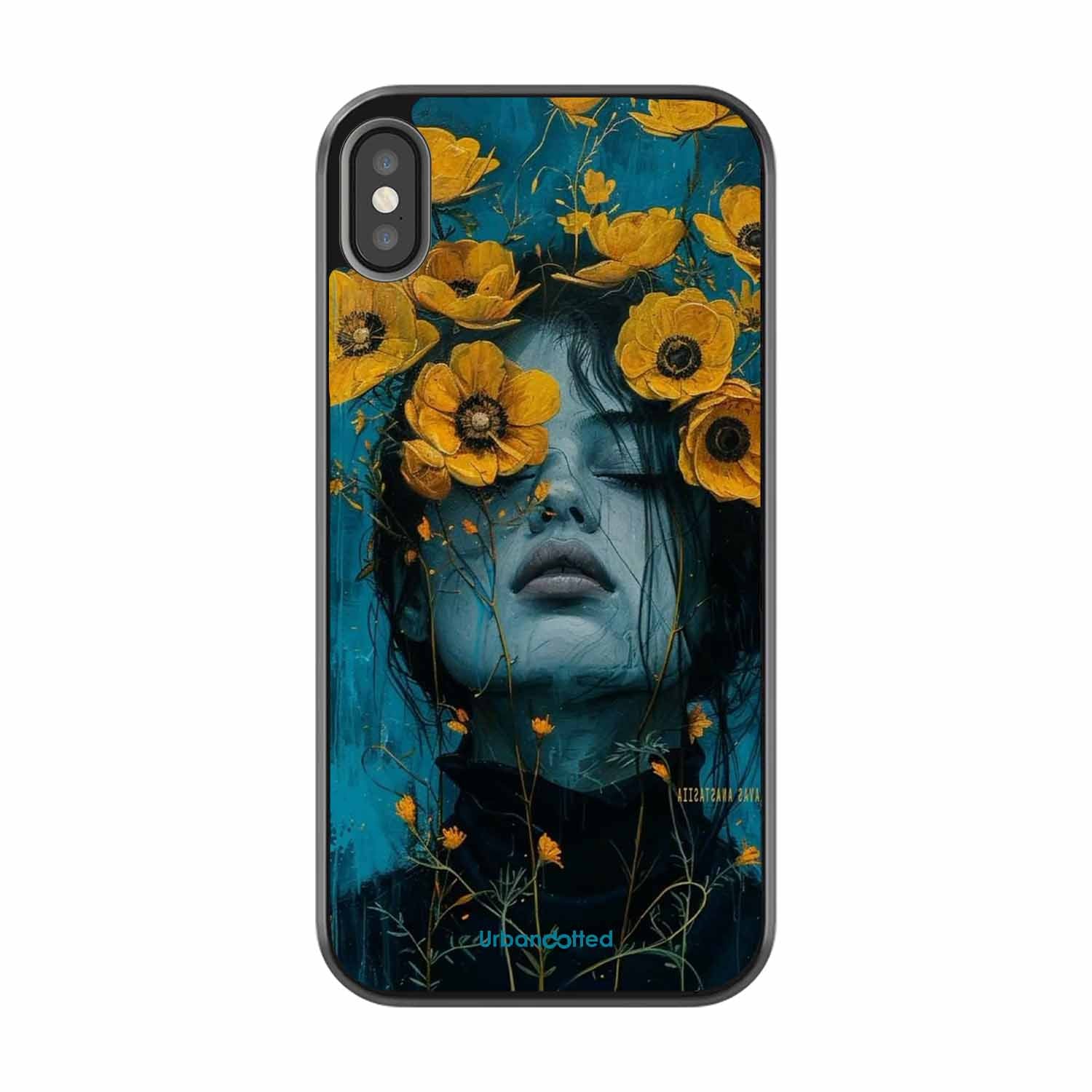Wildflower Spirit Glass Case For iPhone XS Max