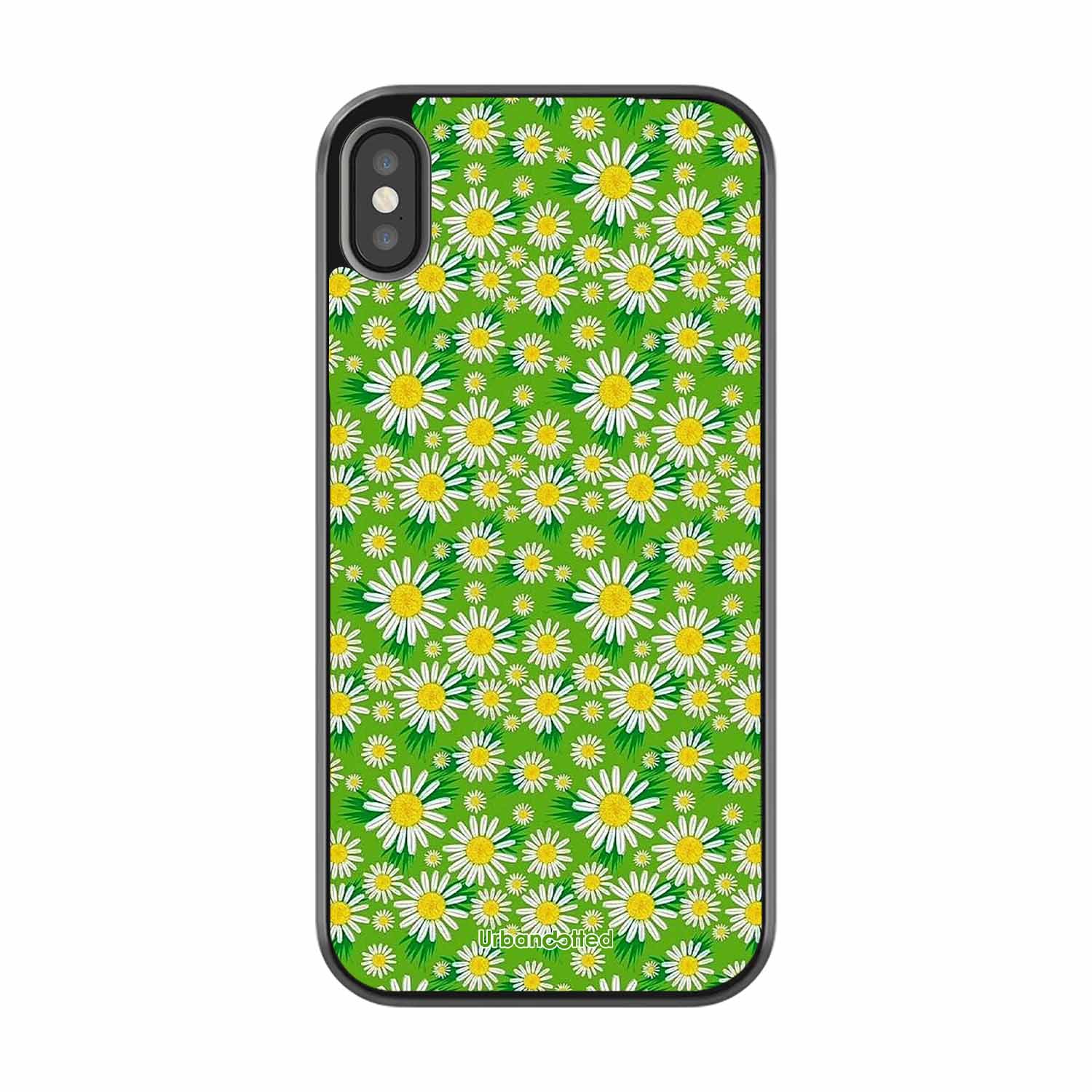 Cheerful Daisy Glass Case For iPhone XS Max