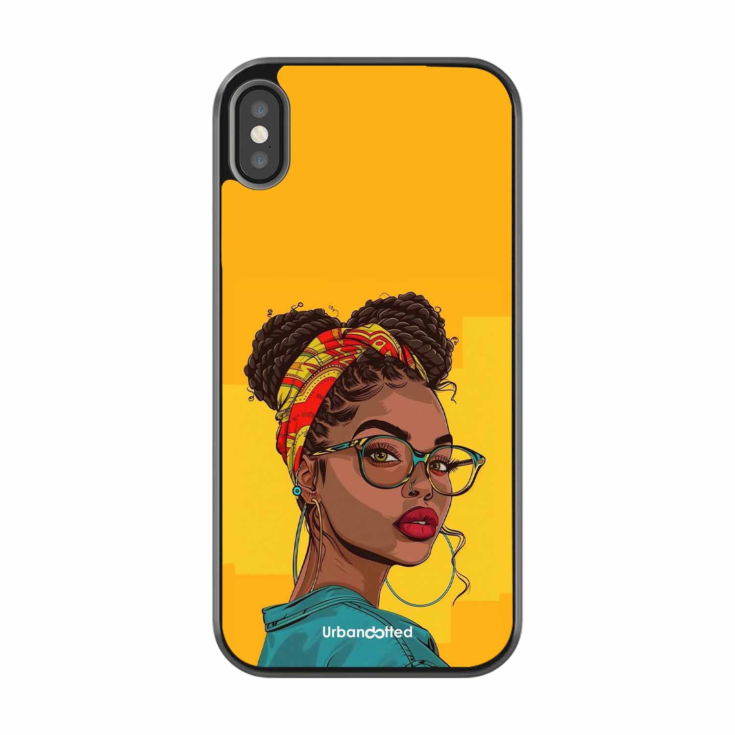 Headscarf Beauty Glass Case For iPhone XS Max