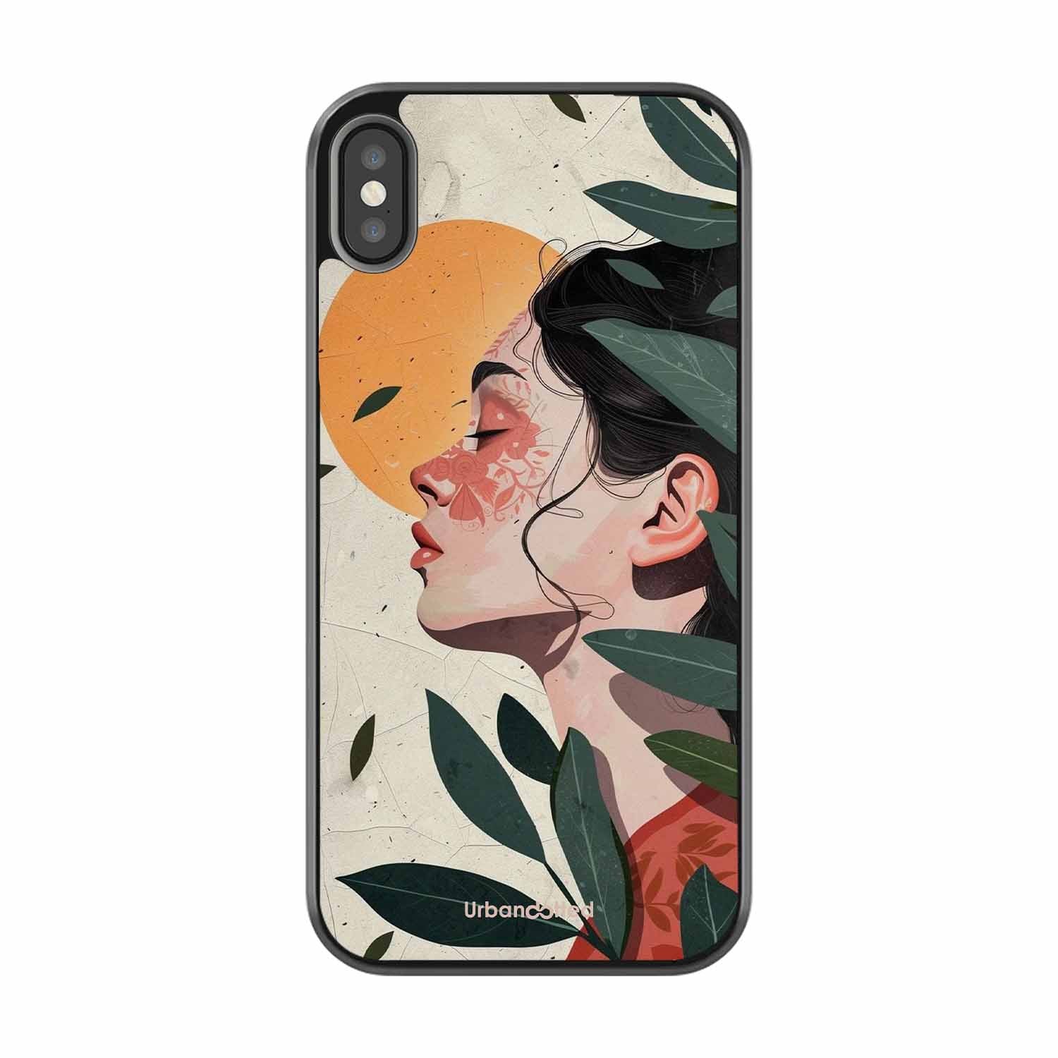 Nature's Embrace Glass Case For iPhone XS Max