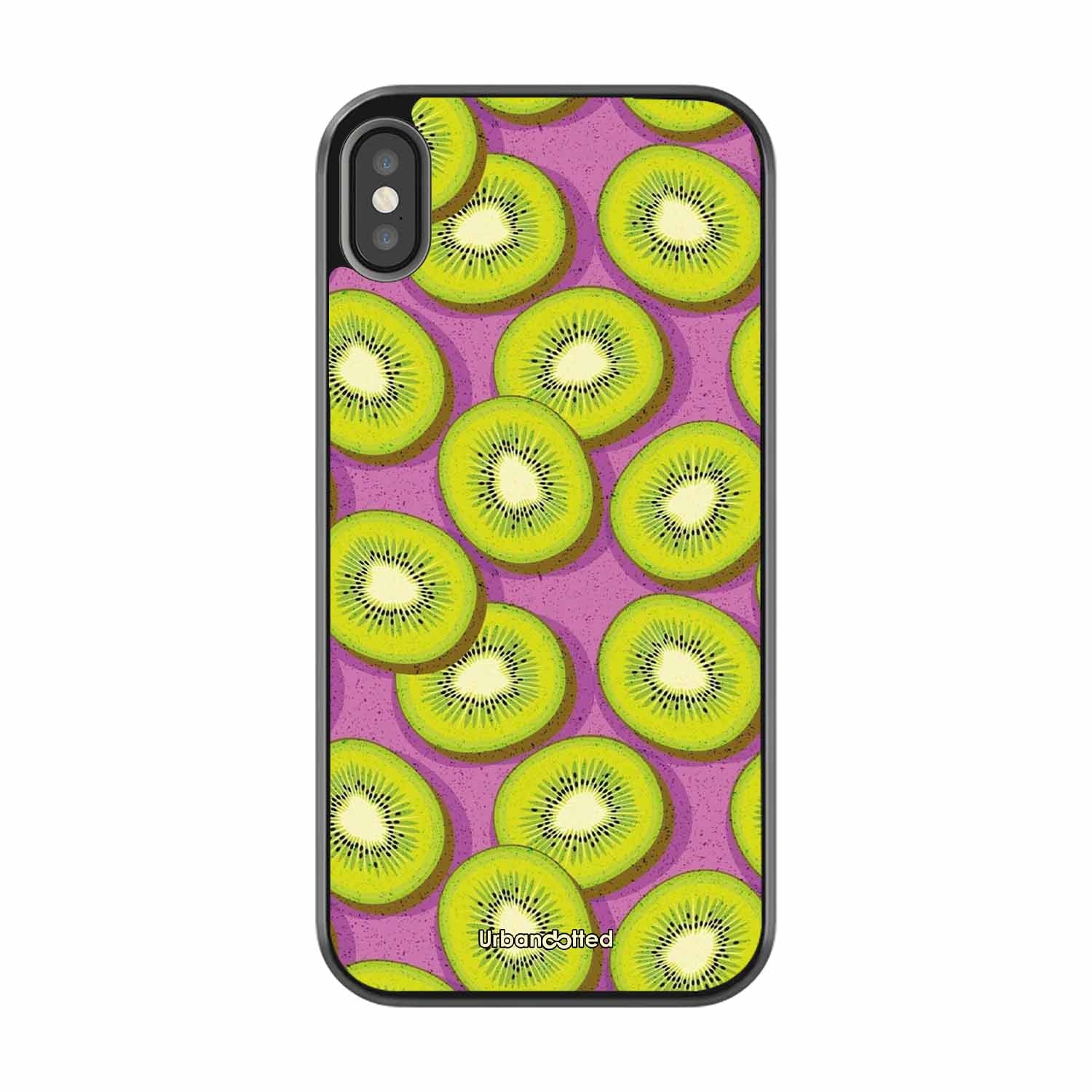 Refreshing Kiwi Glass Case For iPhone XS Max