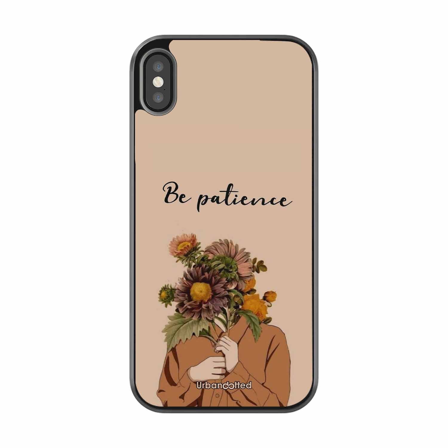 Gentle Bloom Patience Glass Case For iPhone XS Max