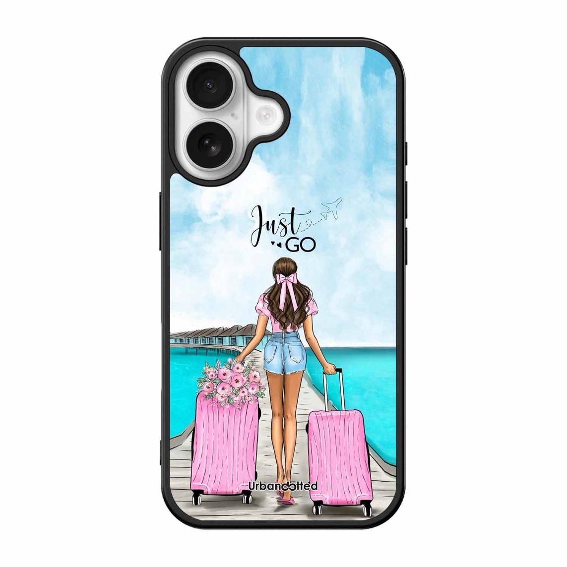 Just Go Travel Glass Case For iPhone 17