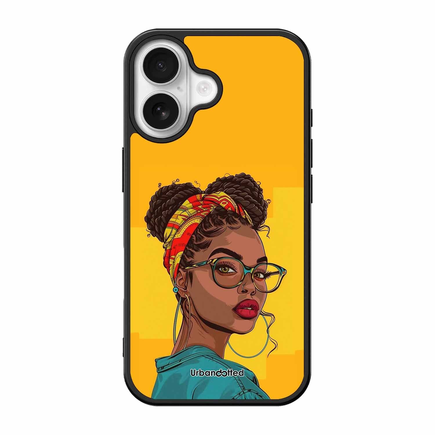 Headscarf Beauty Glass Case For iPhone 17