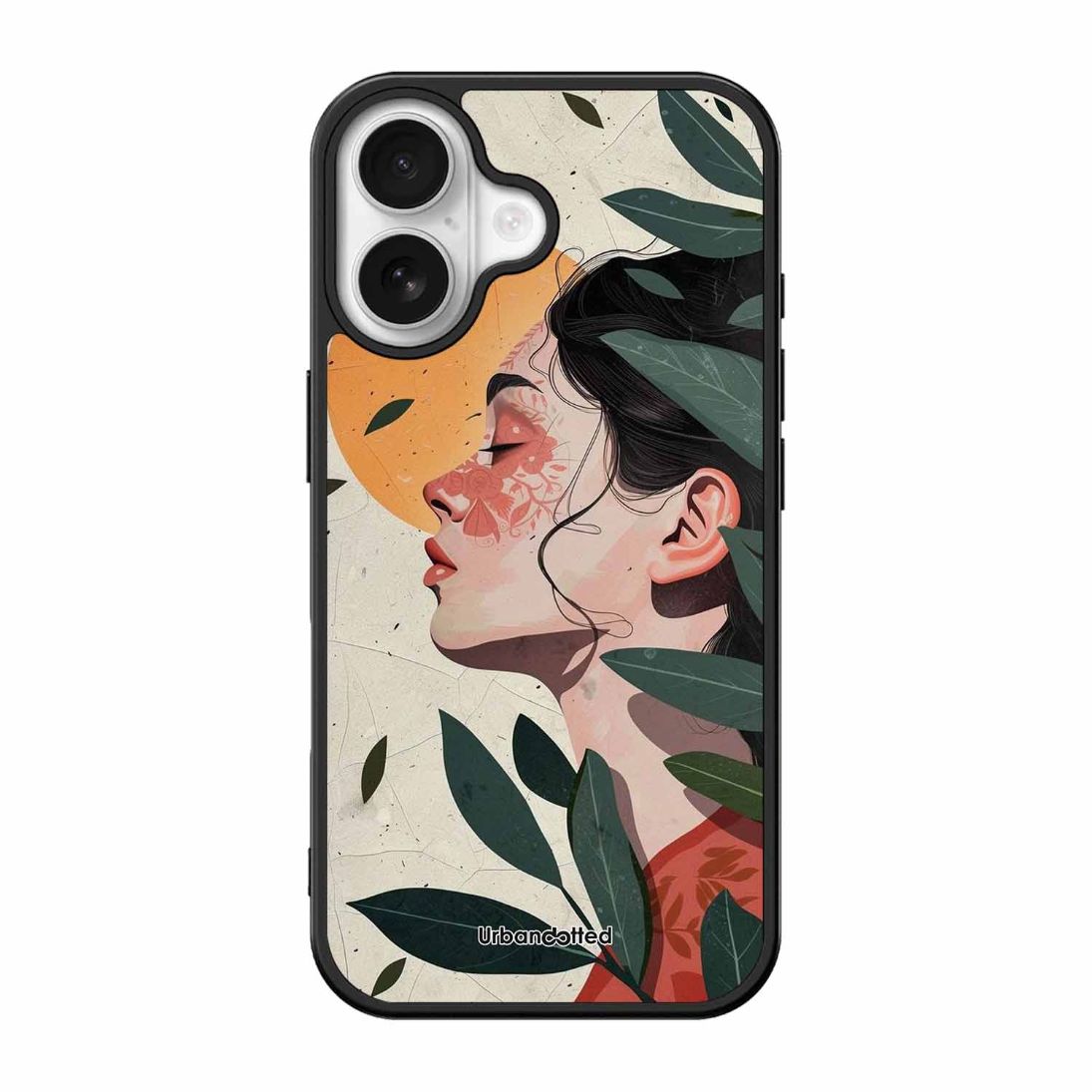 Nature's Embrace Glass Case For iPhone 17