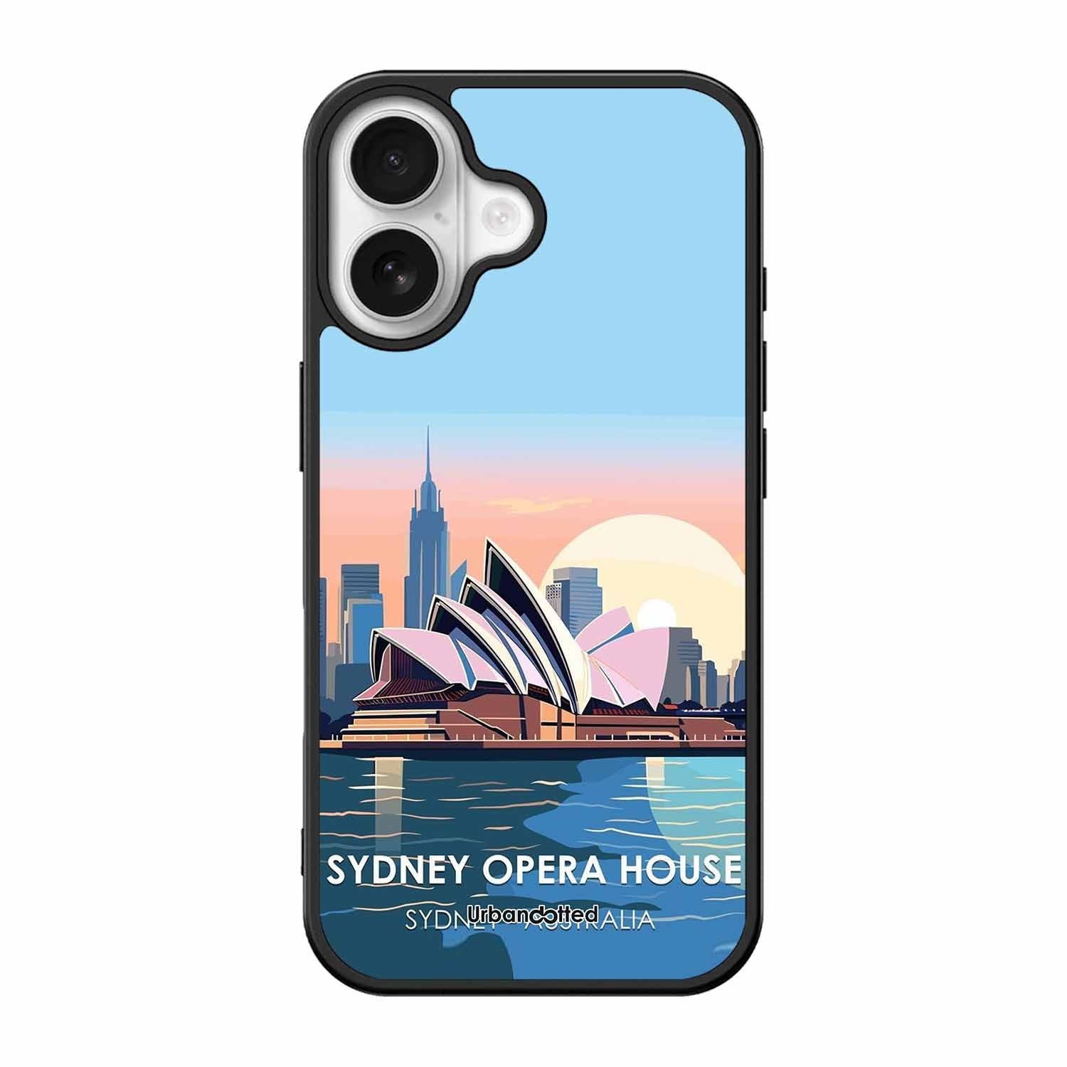 Sydney Opera House Sunrise Glass Case For iPhone 17