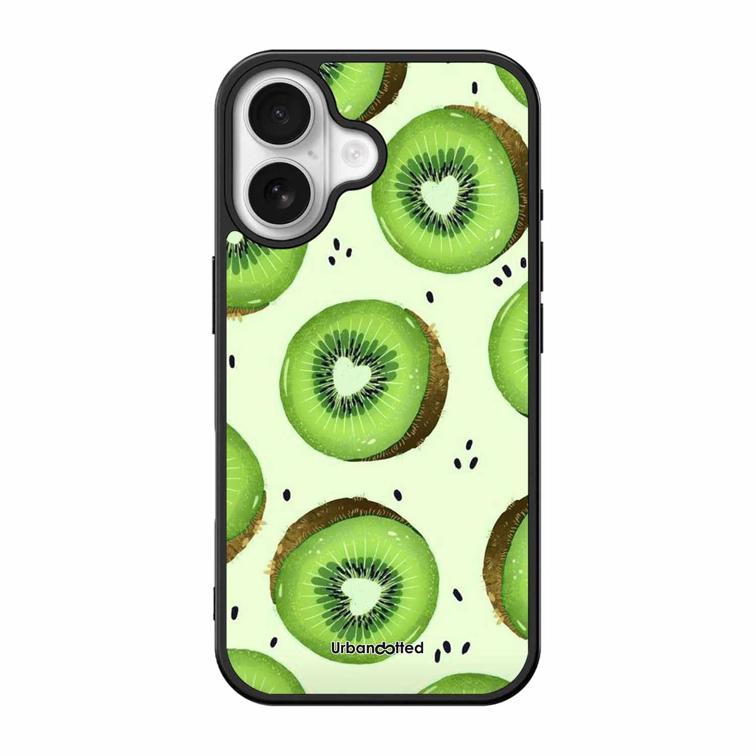 Tropical Kiwi Fruit Glass Case For iPhone 17