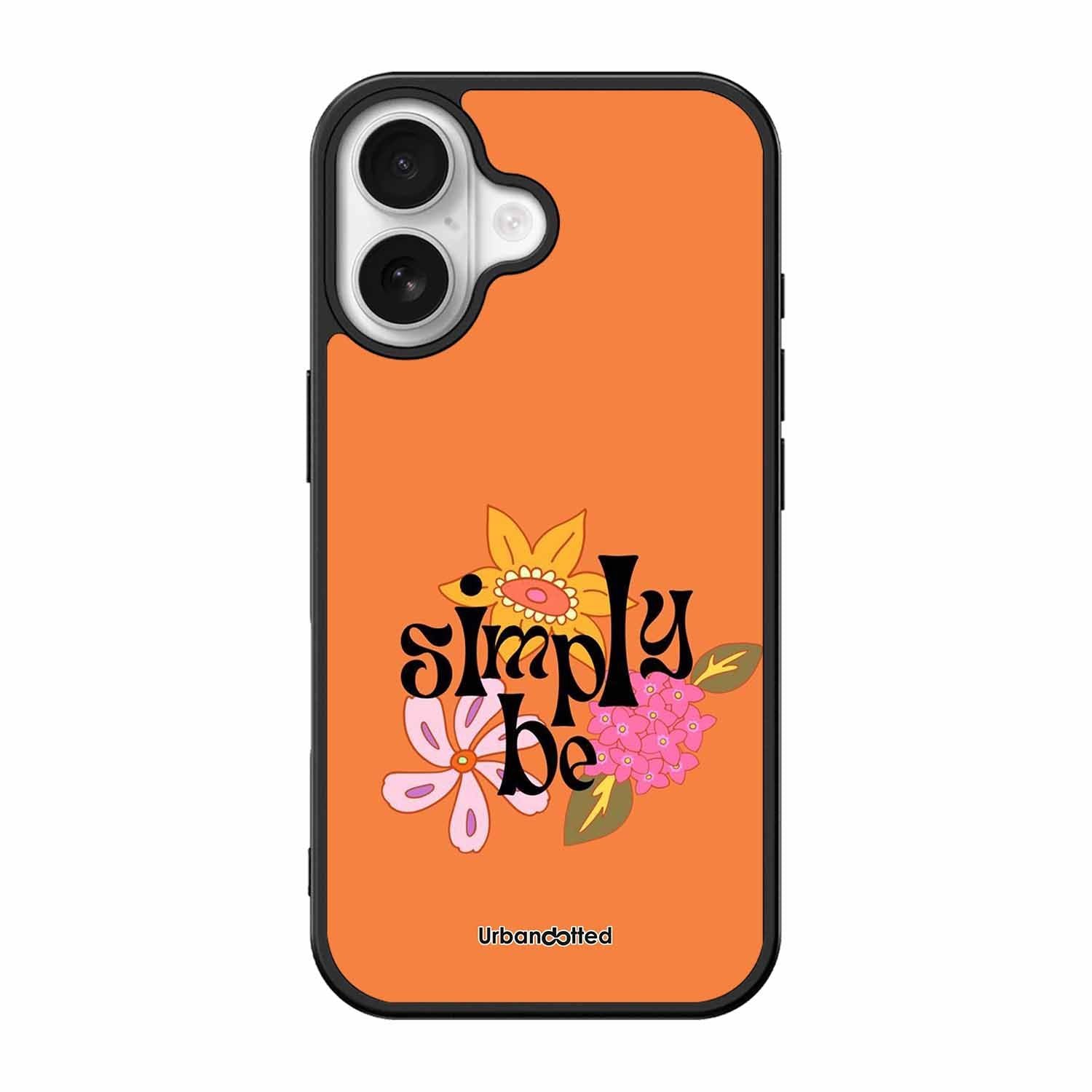 Simply Be Floral Glass Case For iPhone 17