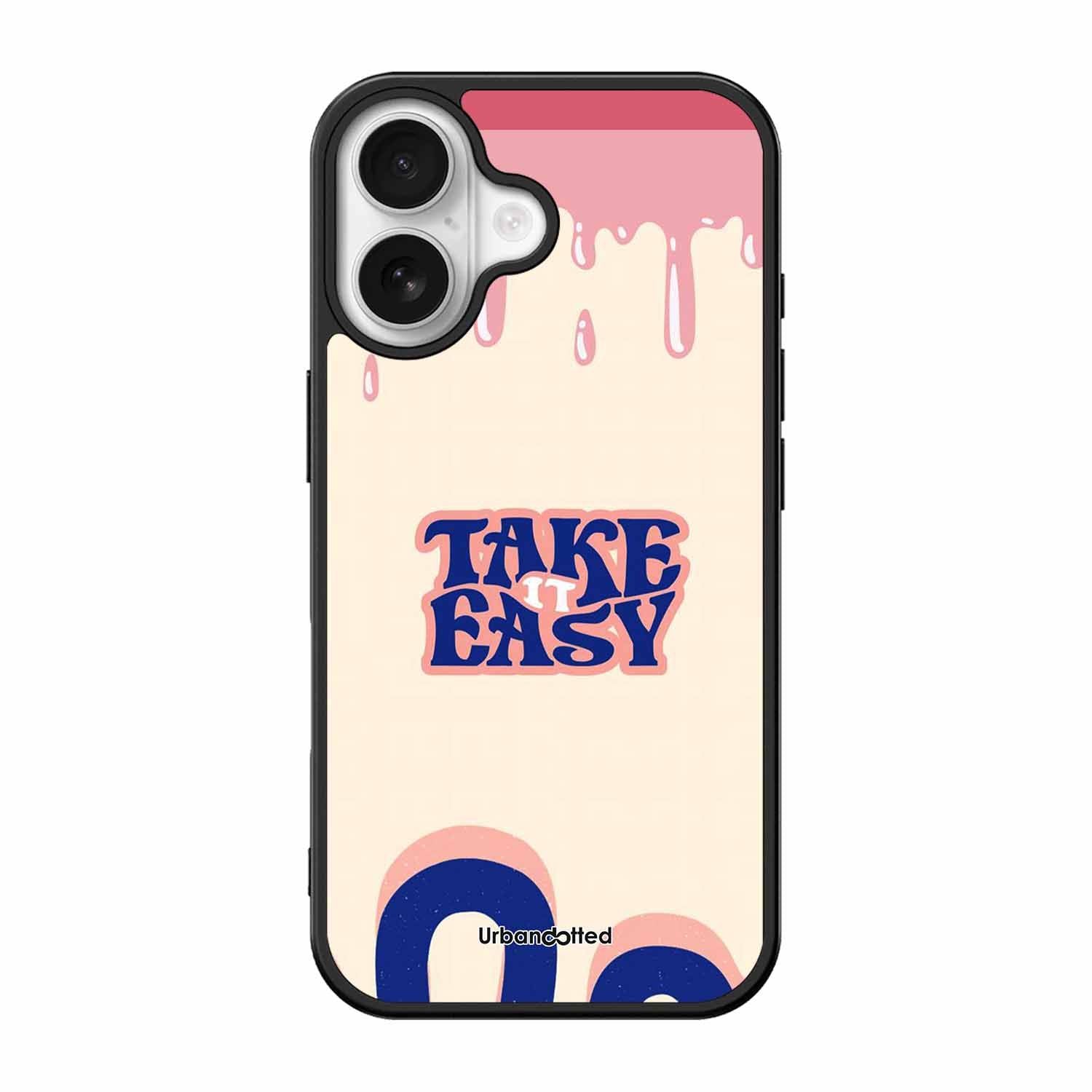 Take It Easy Drip Glass Case For iPhone 17