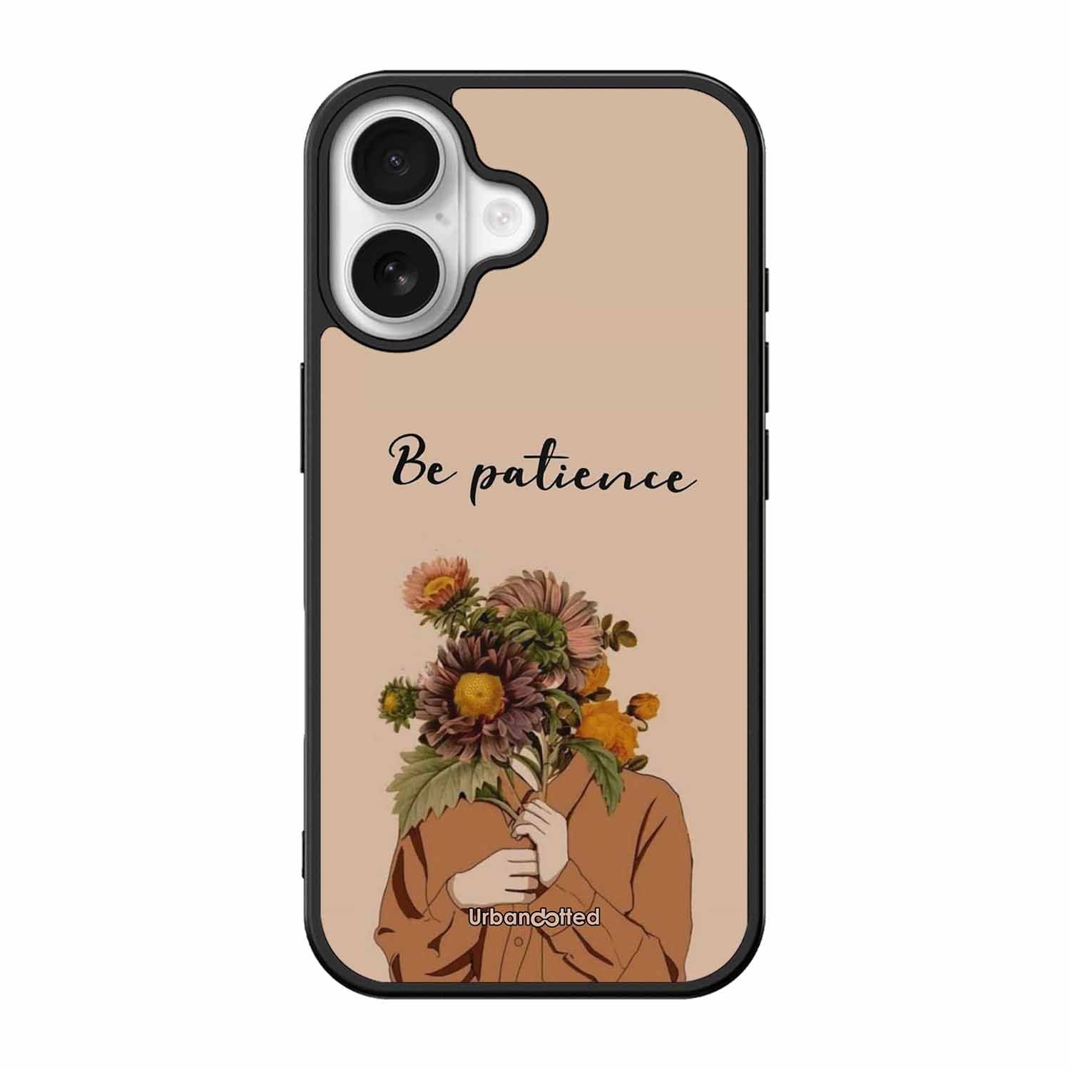 Gentle Bloom Patience Glass Case For iPhone 17