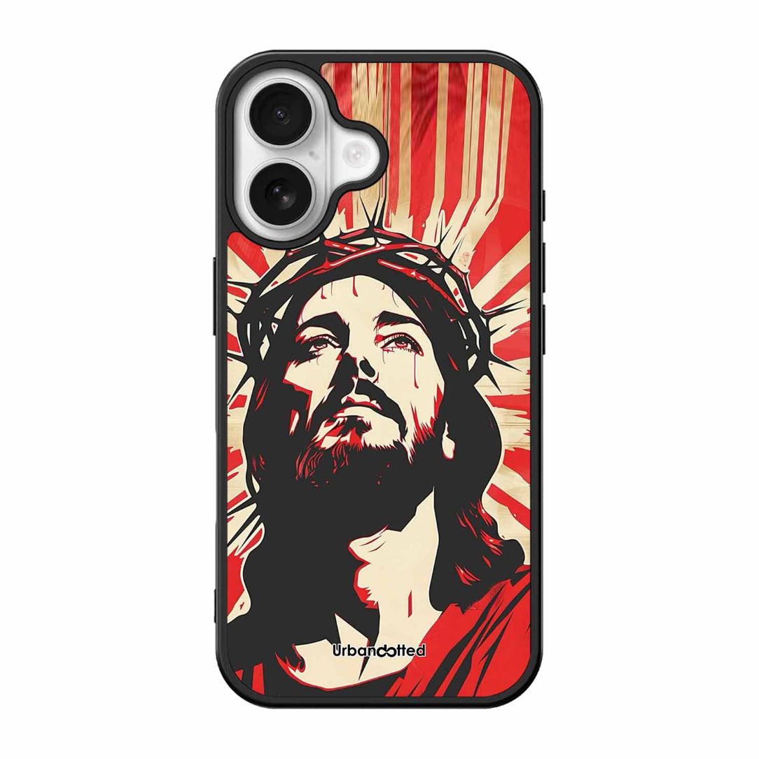 Spiritual Art Glass Case For iPhone 17