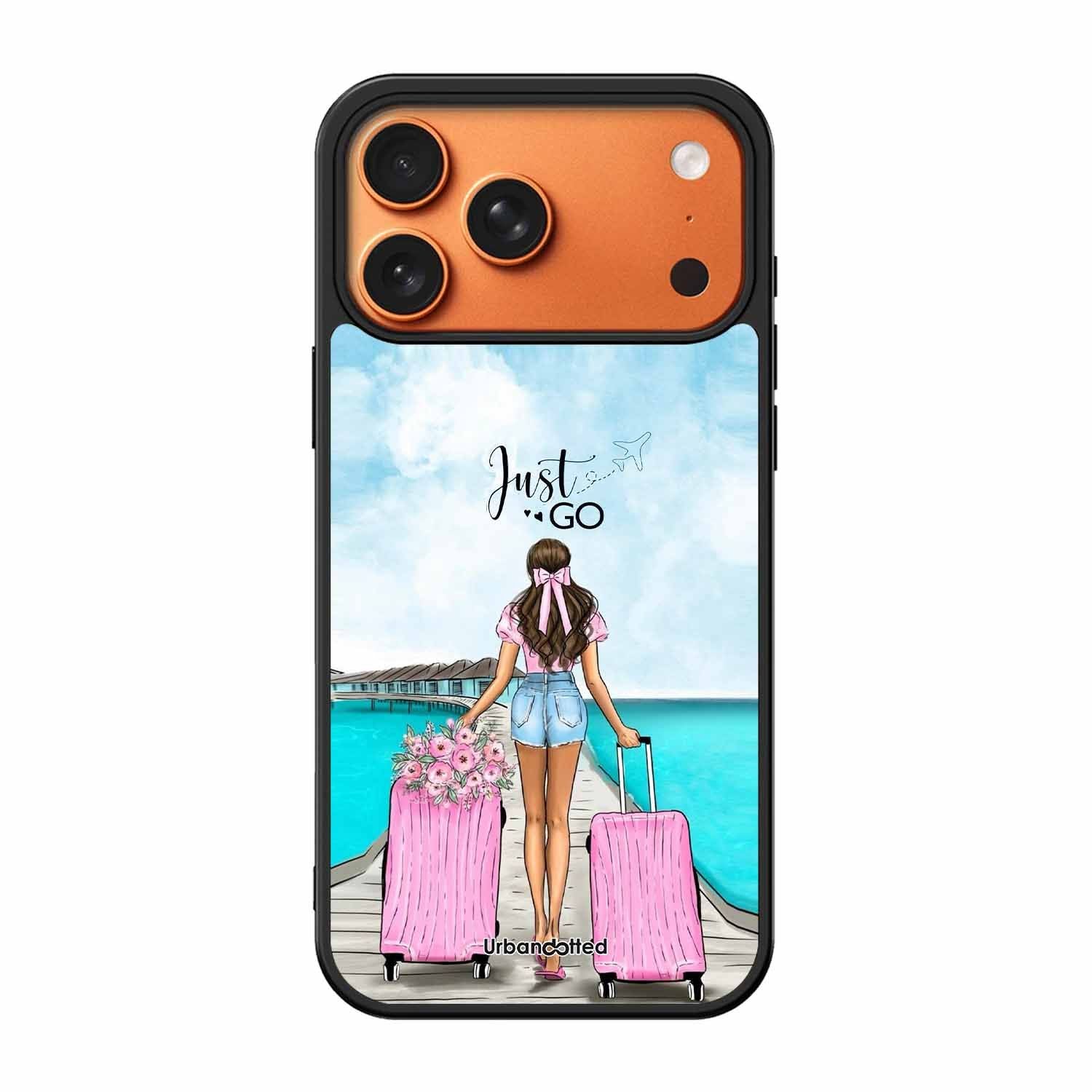 Just Go Travel Glass Case For iPhone 17 Pro Max