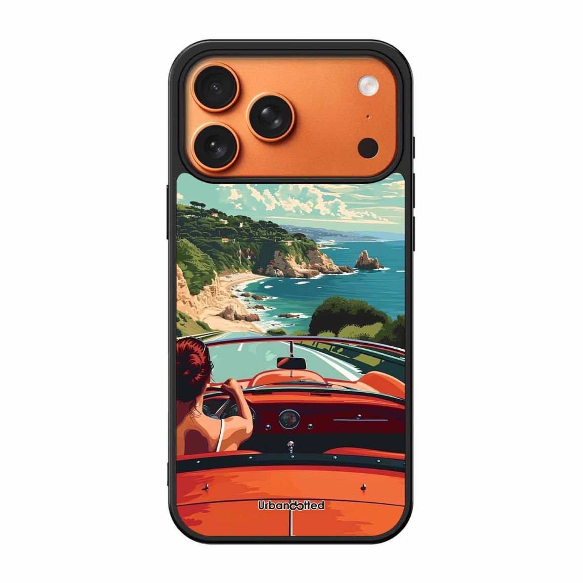 Ocean Breeze Road Trip Glass Case For iPhone 17 Pro Max