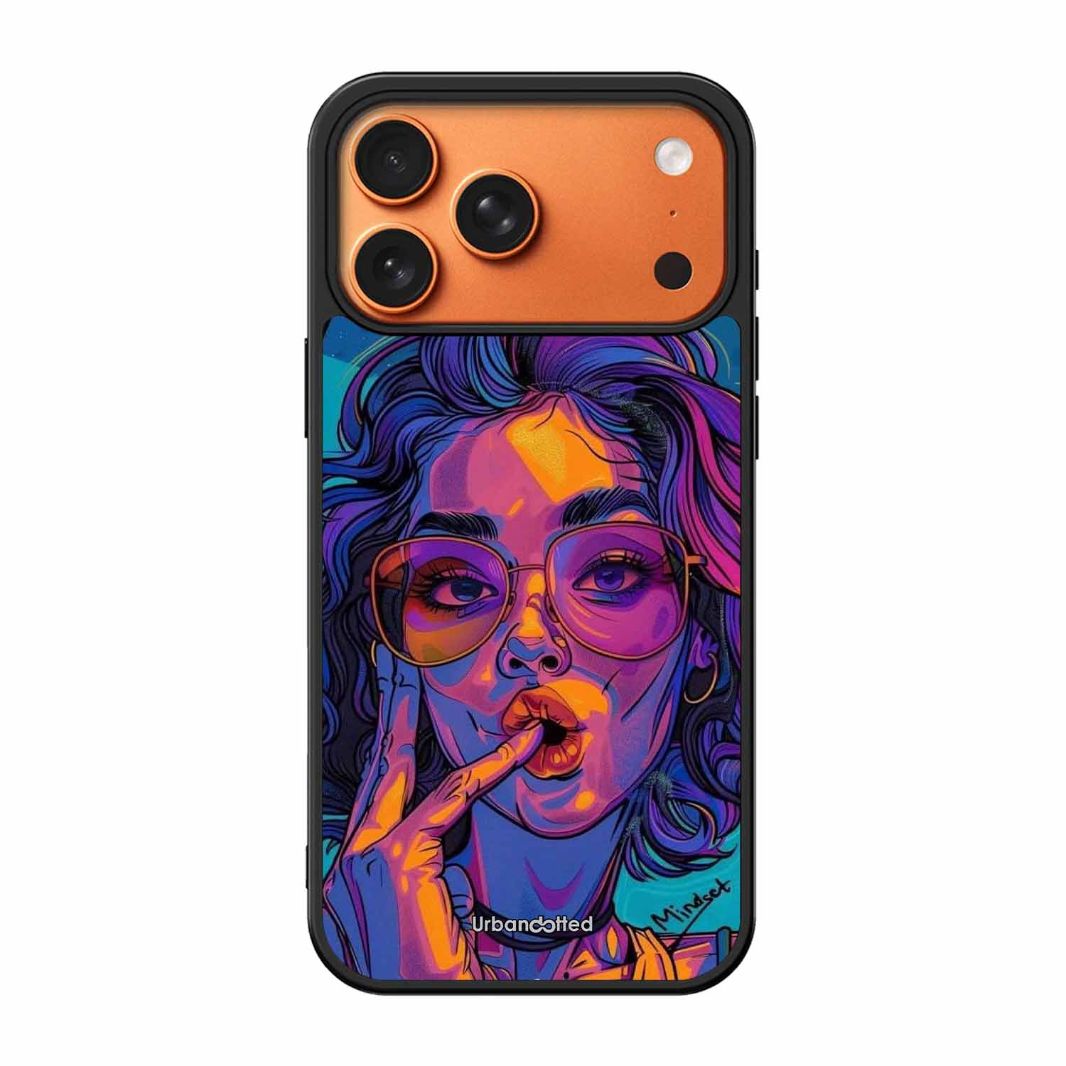 Vibrant Pop Art Girl Glass Case For iPhone 17 Pro Max