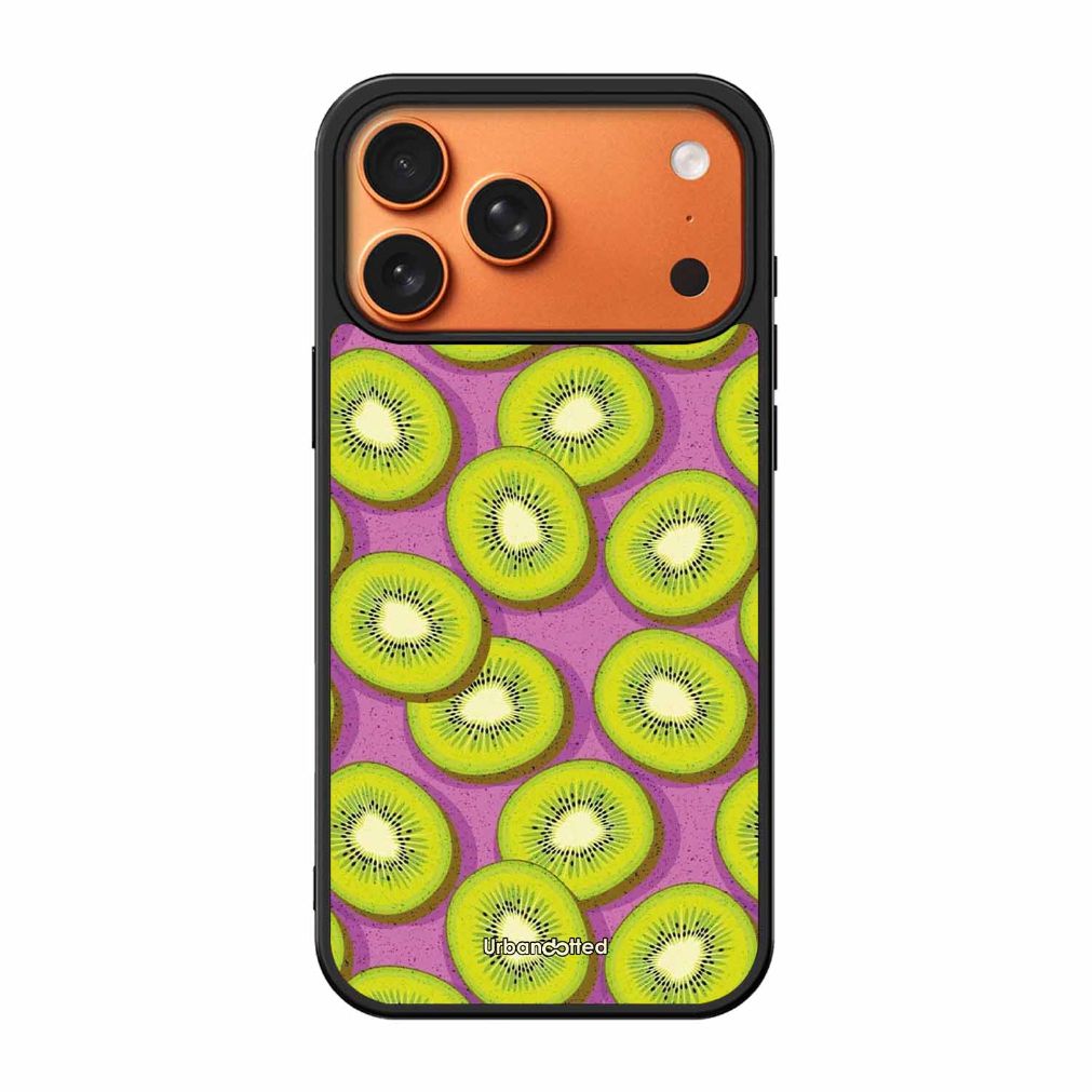 Refreshing Kiwi Glass Case For iPhone 17 Pro Max