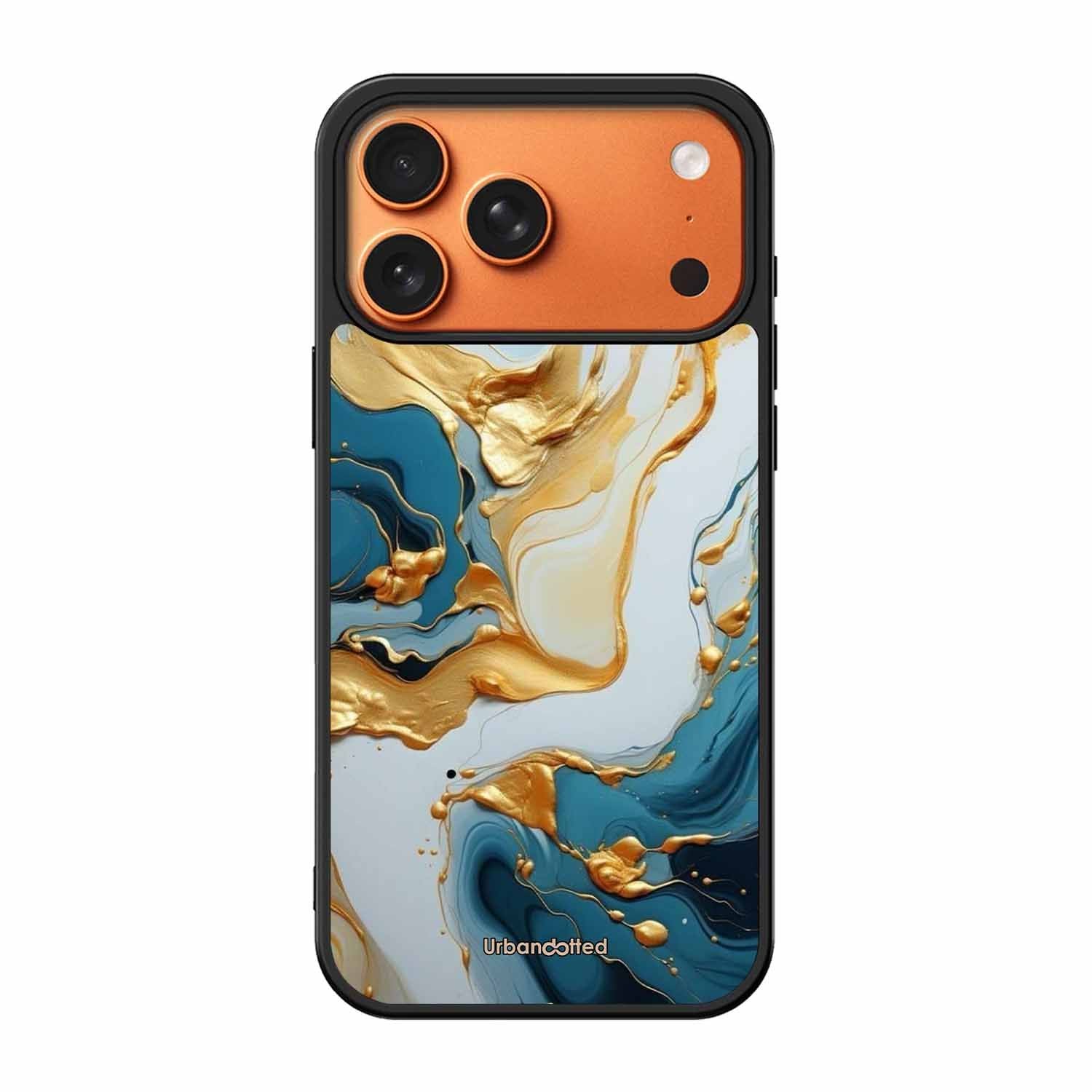 Luxurious Marble Effect Glass Case For iPhone 17 Pro Max