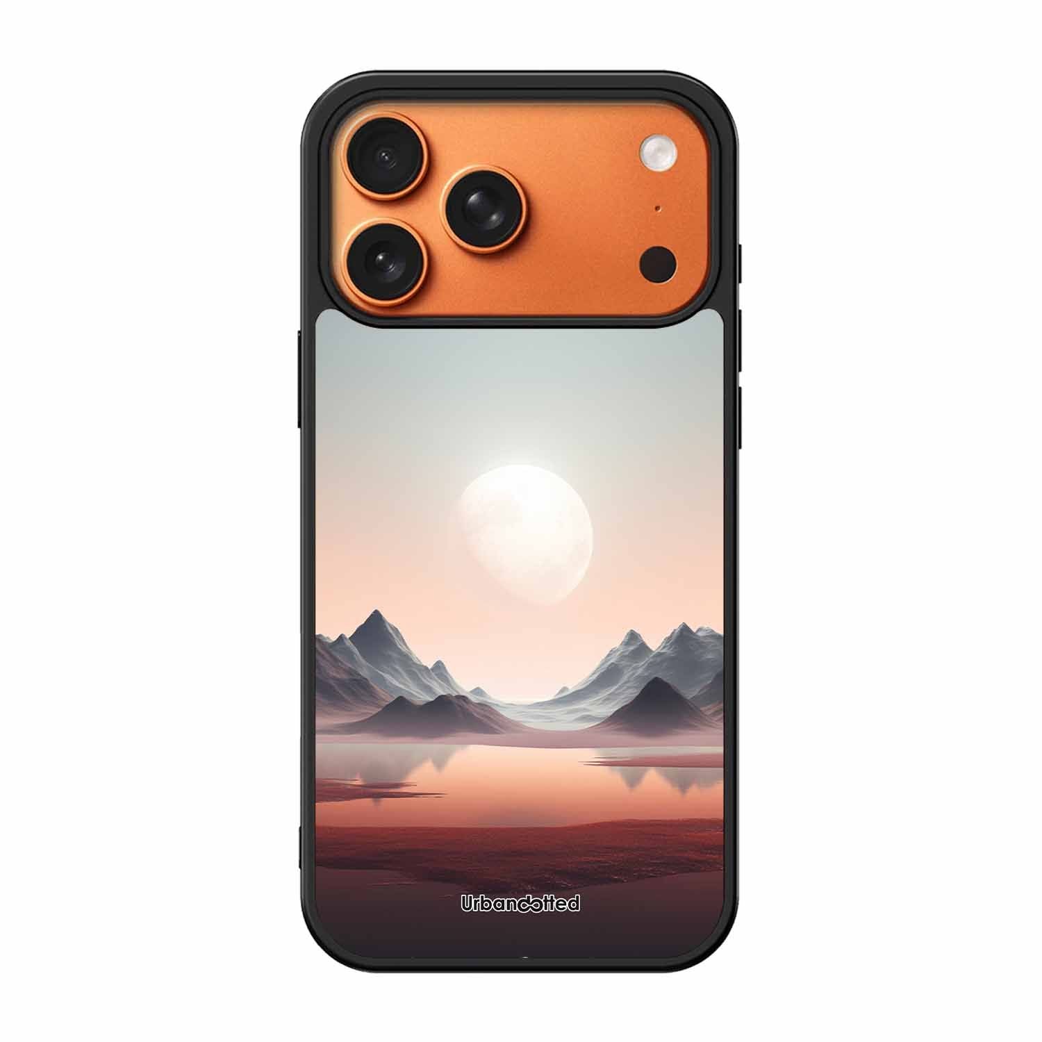 Tranquil Landscape Reflection Glass Case For iPhone 17 Pro Max