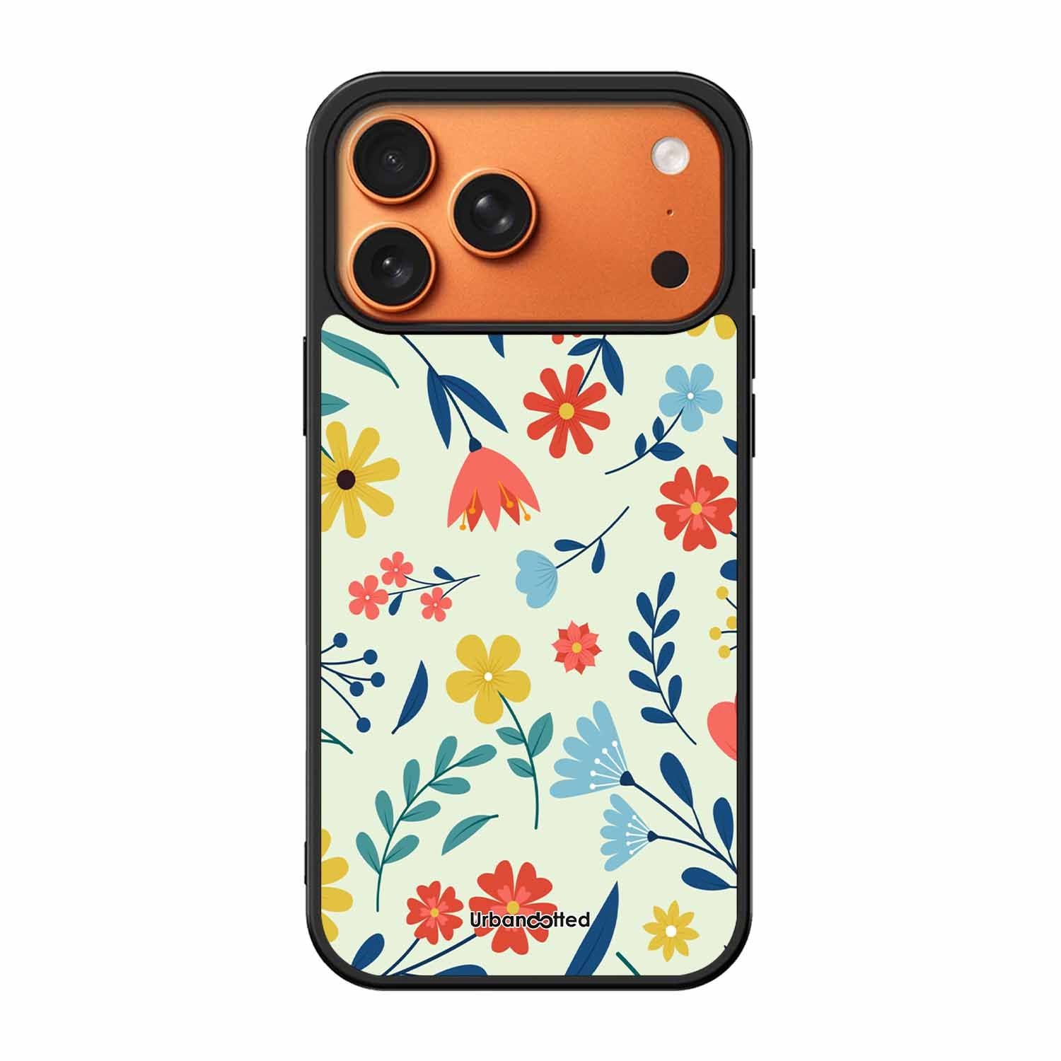 Colorful Wildflower Meadow Glass Case For iPhone 17 Pro Max