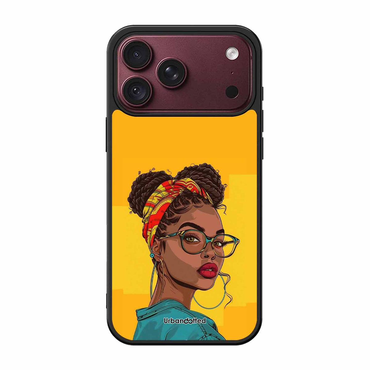 Headscarf Beauty Glass Case For iPhone 18 Pro Max