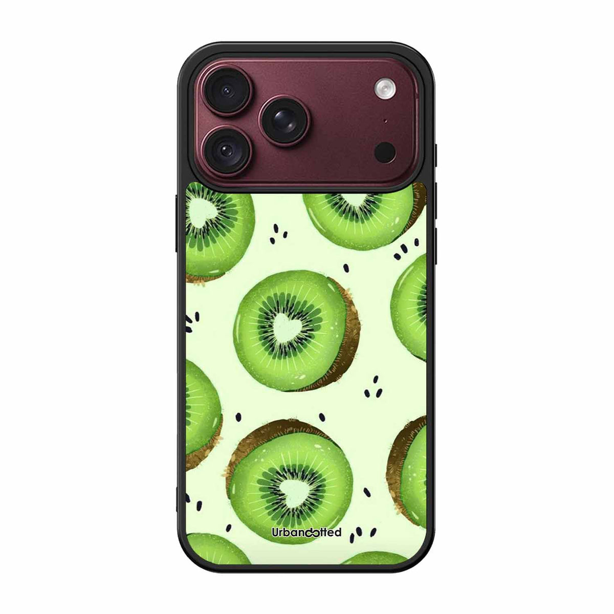Tropical Kiwi Fruit Glass Case For iPhone 18 Pro