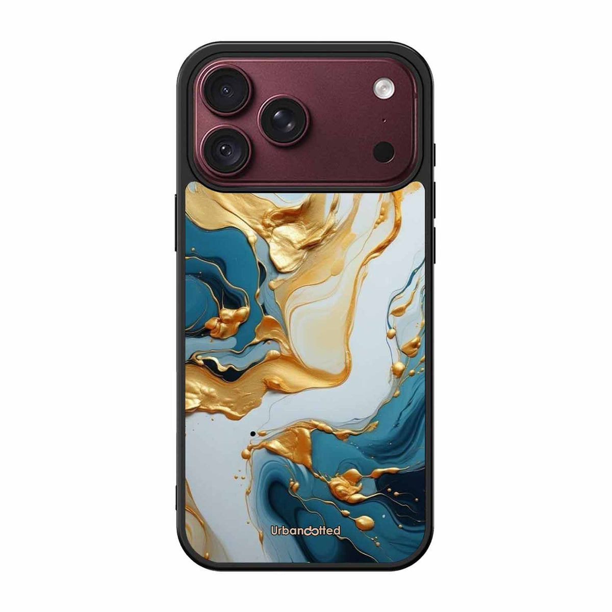 Luxurious Marble Effect Glass Case For iPhone 18 Pro