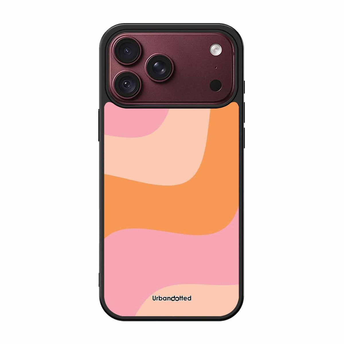 Soft Swirling Stripes Glass Case For iPhone 18 Pro Max