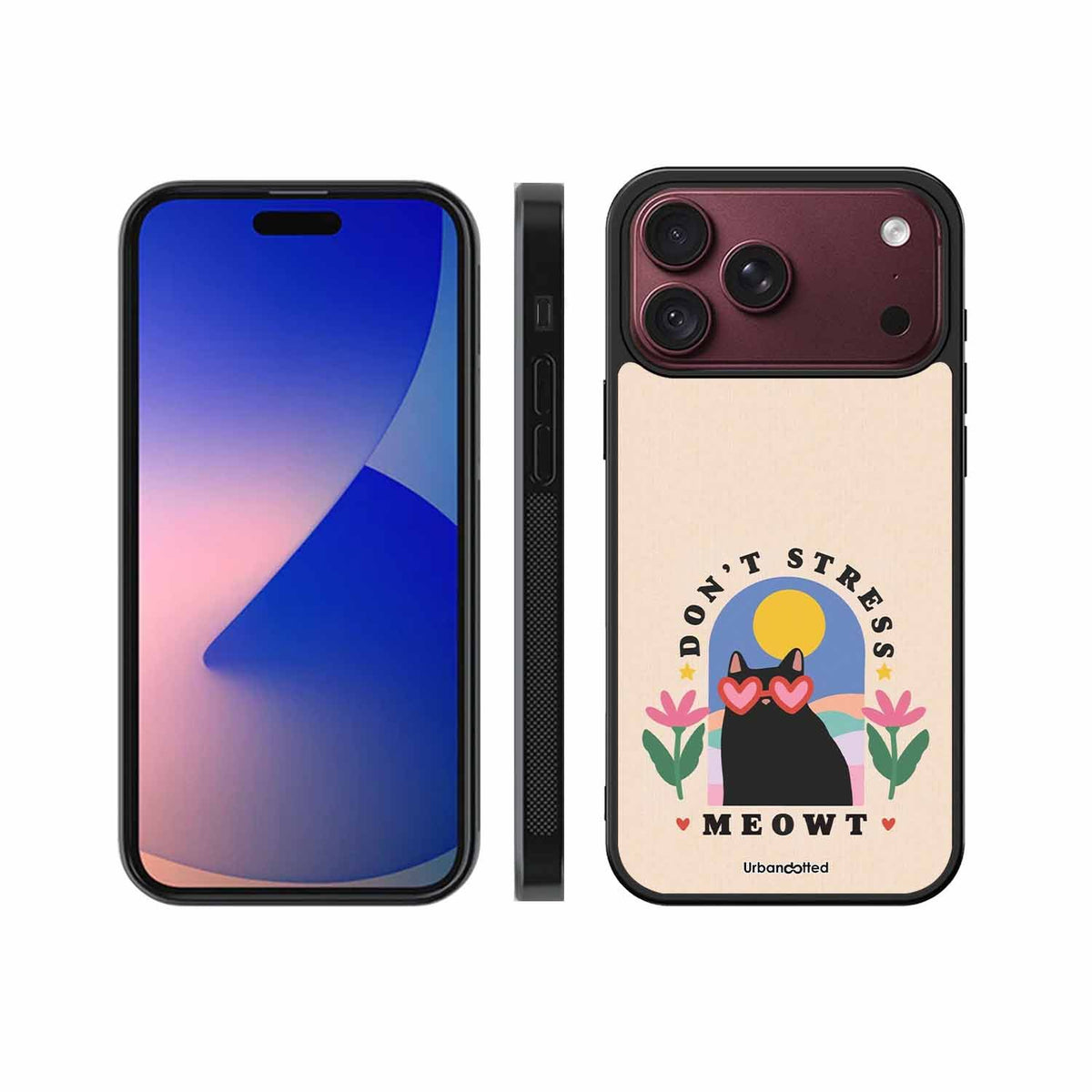 Don't Stress Meowt Glass Case For iPhone 18 Pro Max