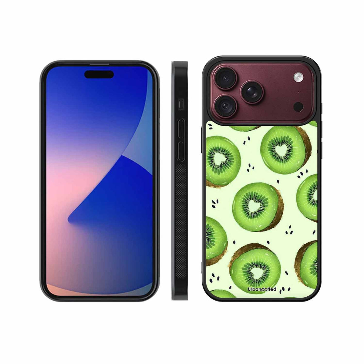 Tropical Kiwi Fruit Glass Case For iPhone 18 Pro Max
