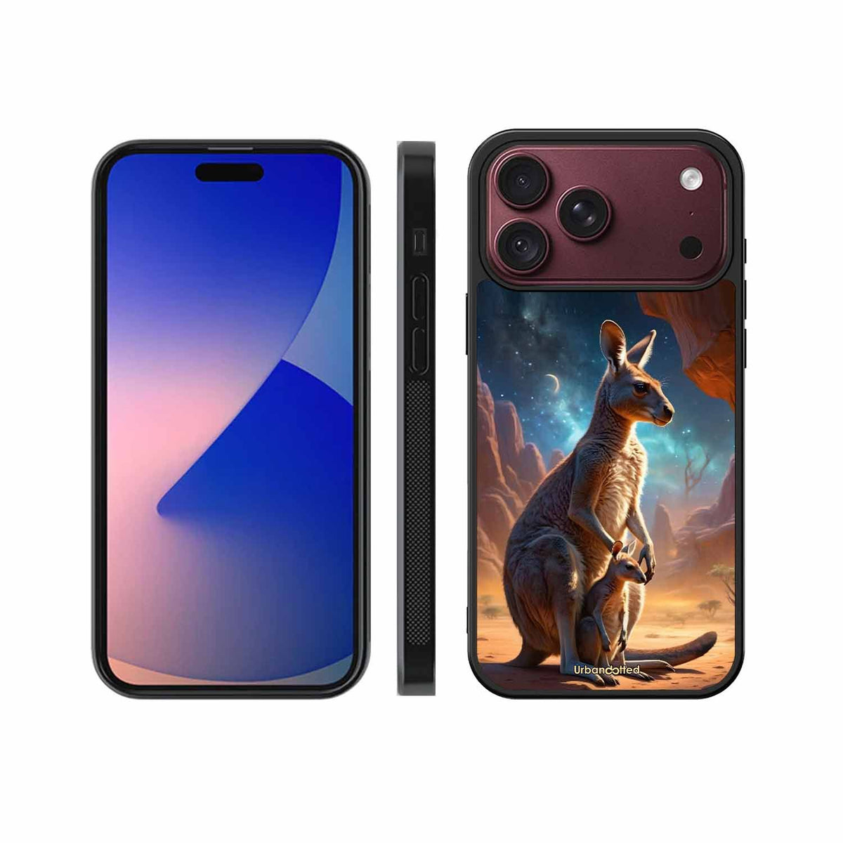 Kangaroo Mother Love Glass Case For iPhone 18 Pro