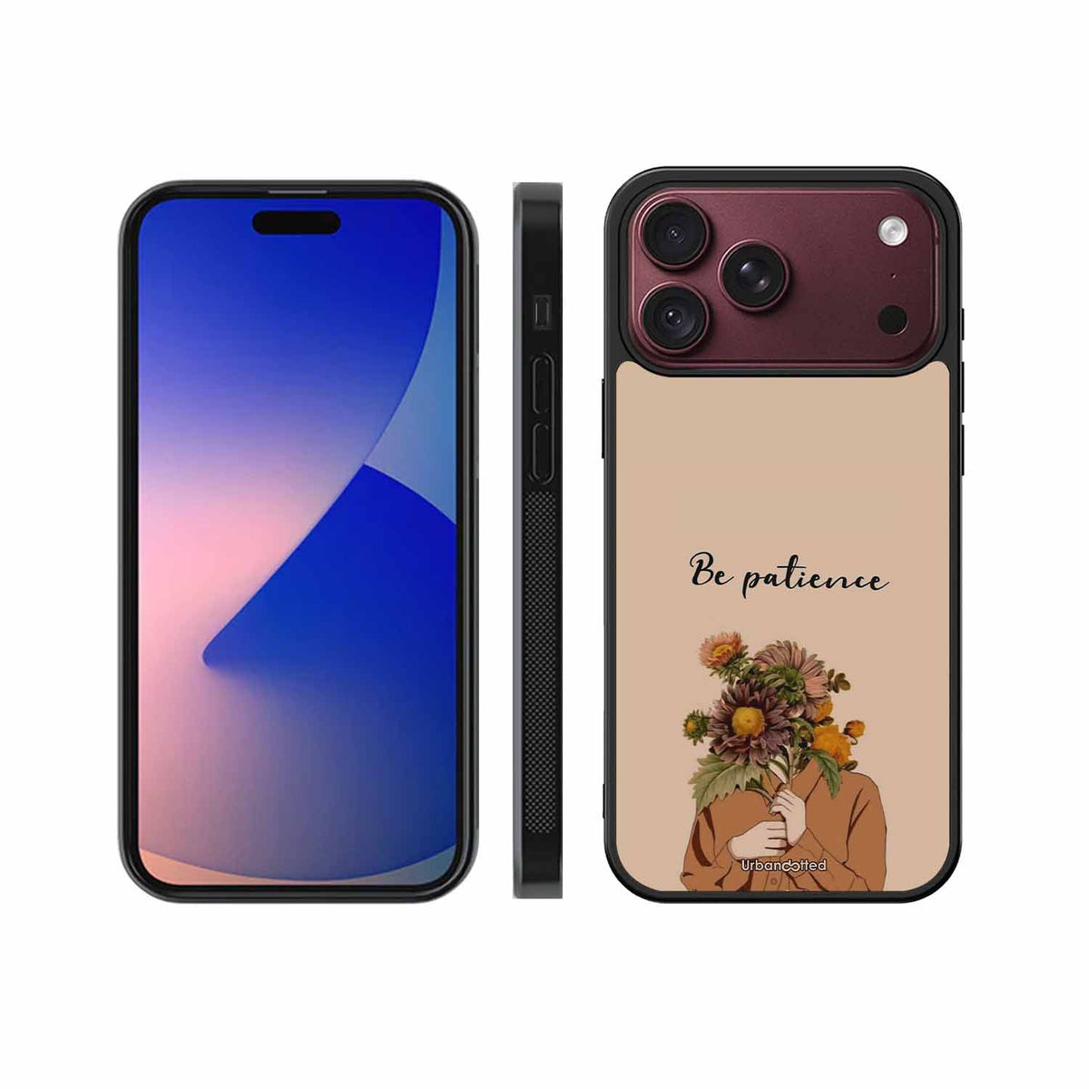 Gentle Bloom Patience Glass Case For iPhone 18 Pro