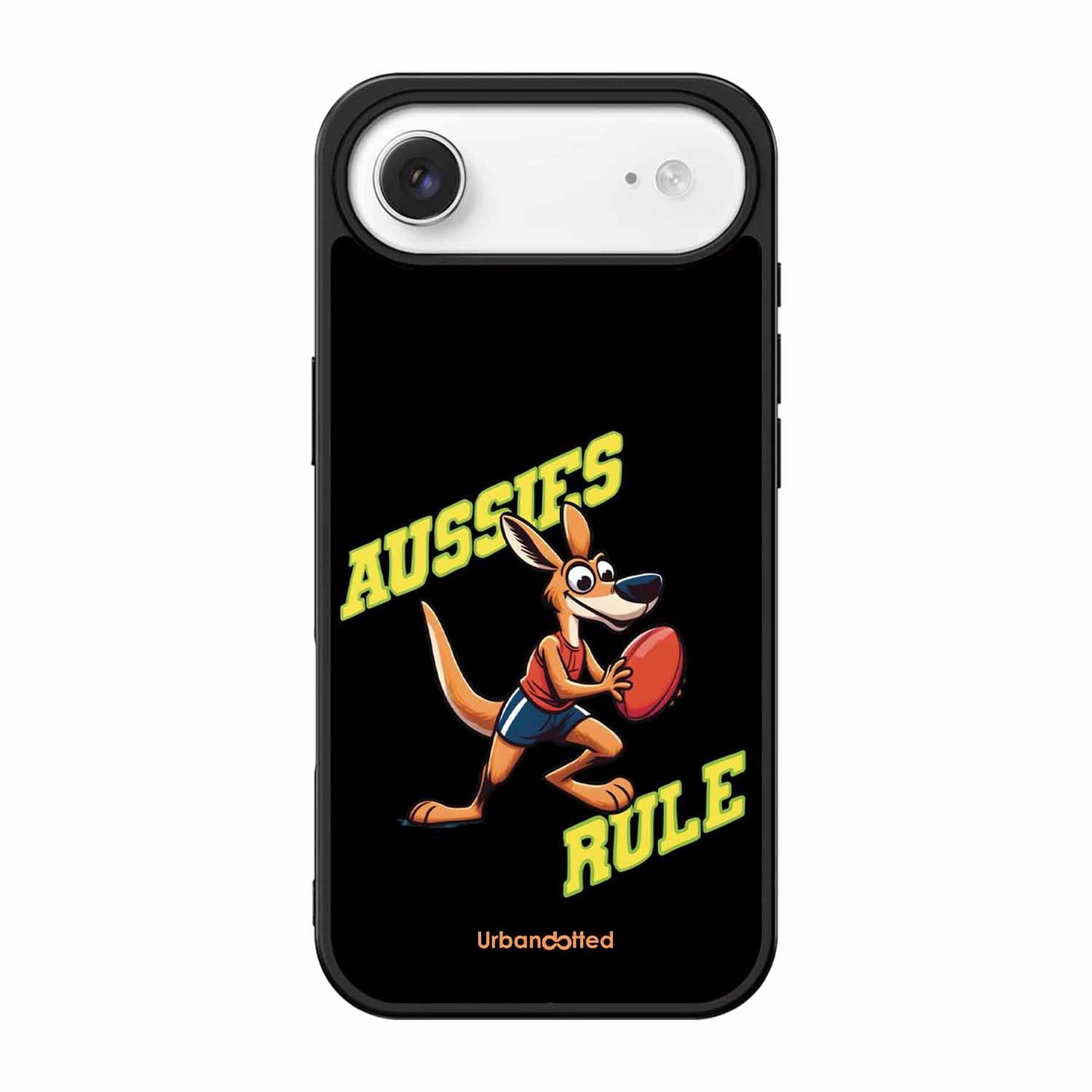 Aussies Rule Football Glass Case For iPhone Air